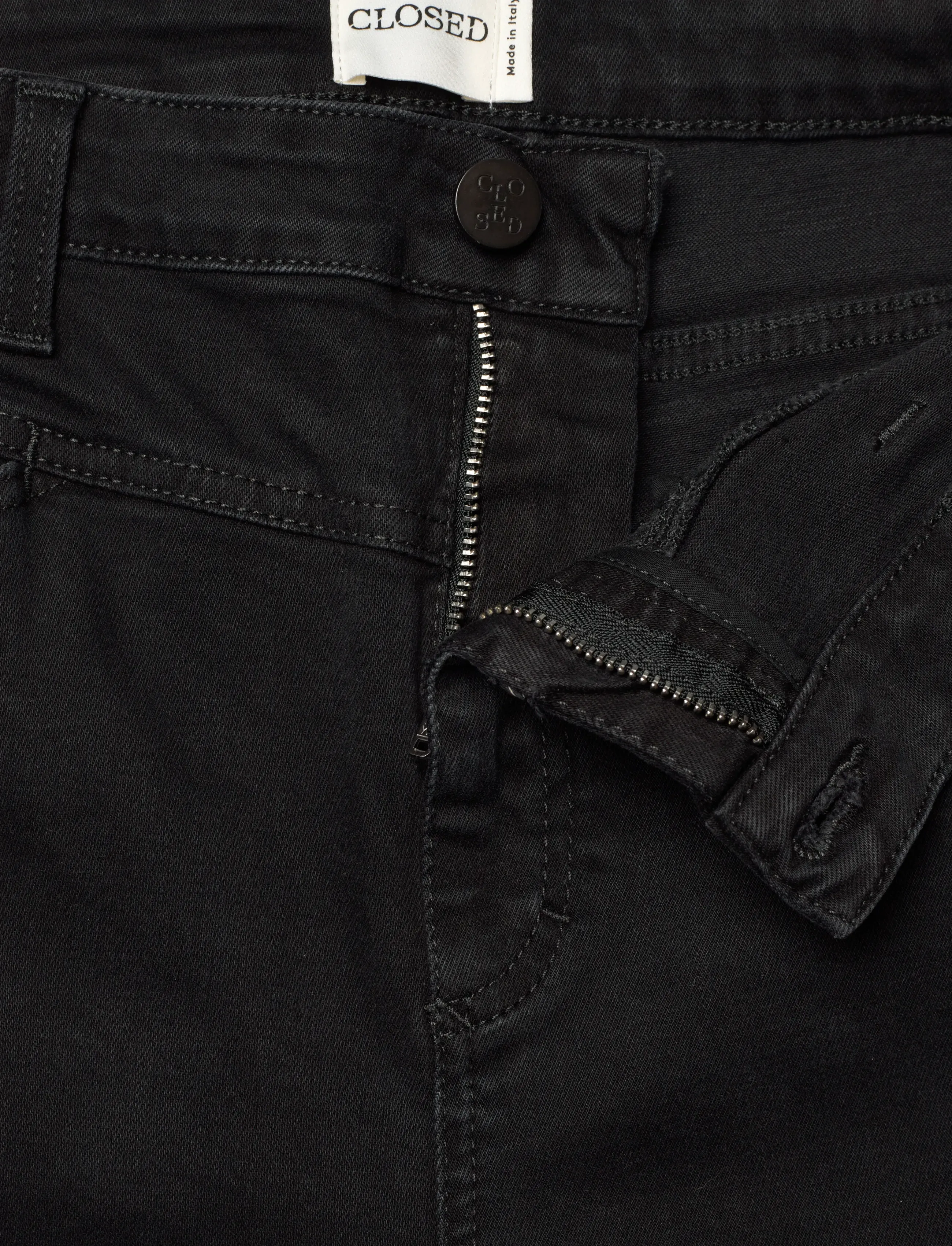 Closed - SKINNY PUSHER JEANS - džinsa bikses ar šaurām starām - dark grey - 3