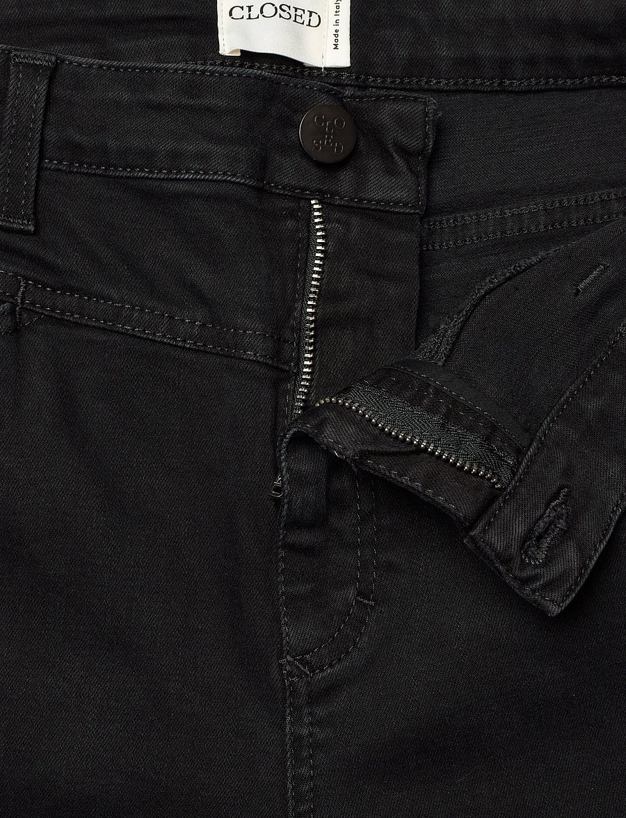 Closed - SKINNY PUSHER JEANS - džinsa bikses ar šaurām starām - dark grey - 3