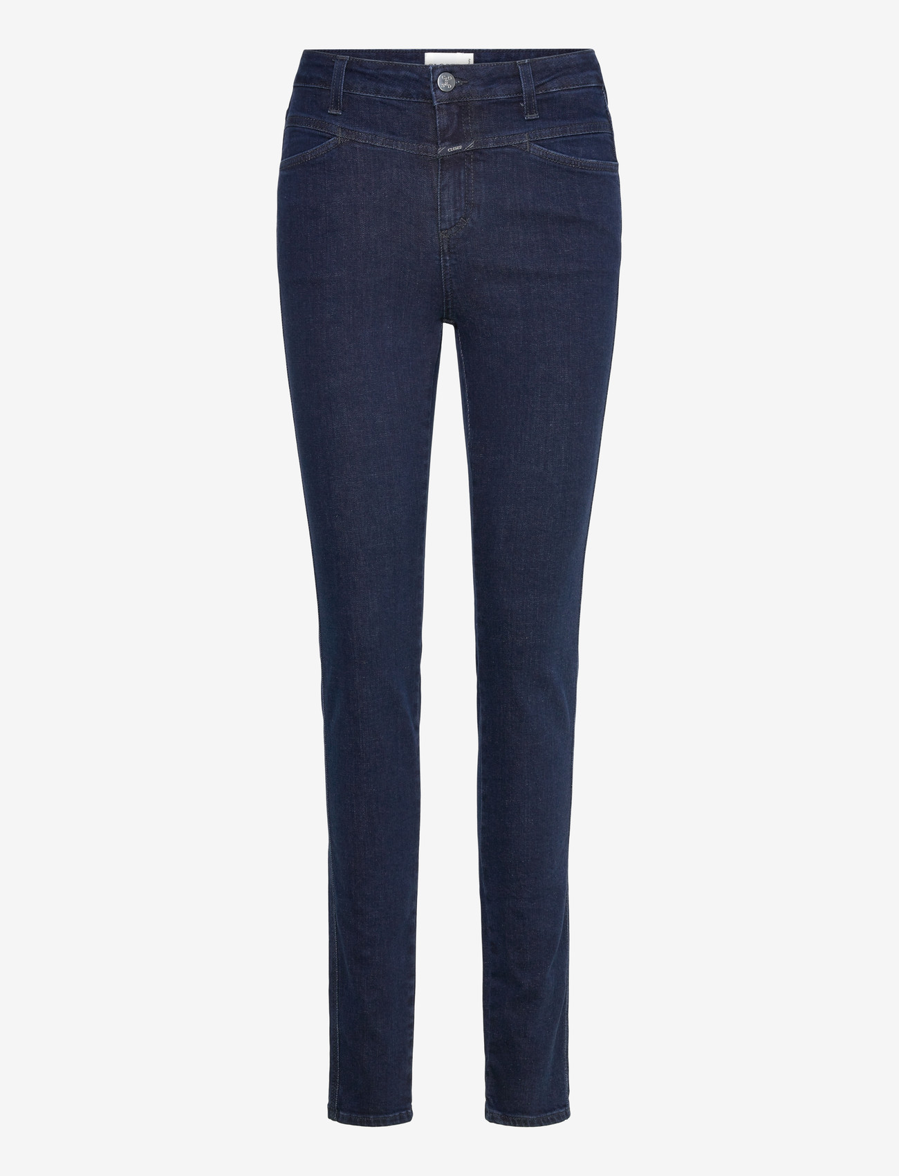Closed - SKINNY PUSHER LONG JEANS - kitsad teksad - dark blue - 0