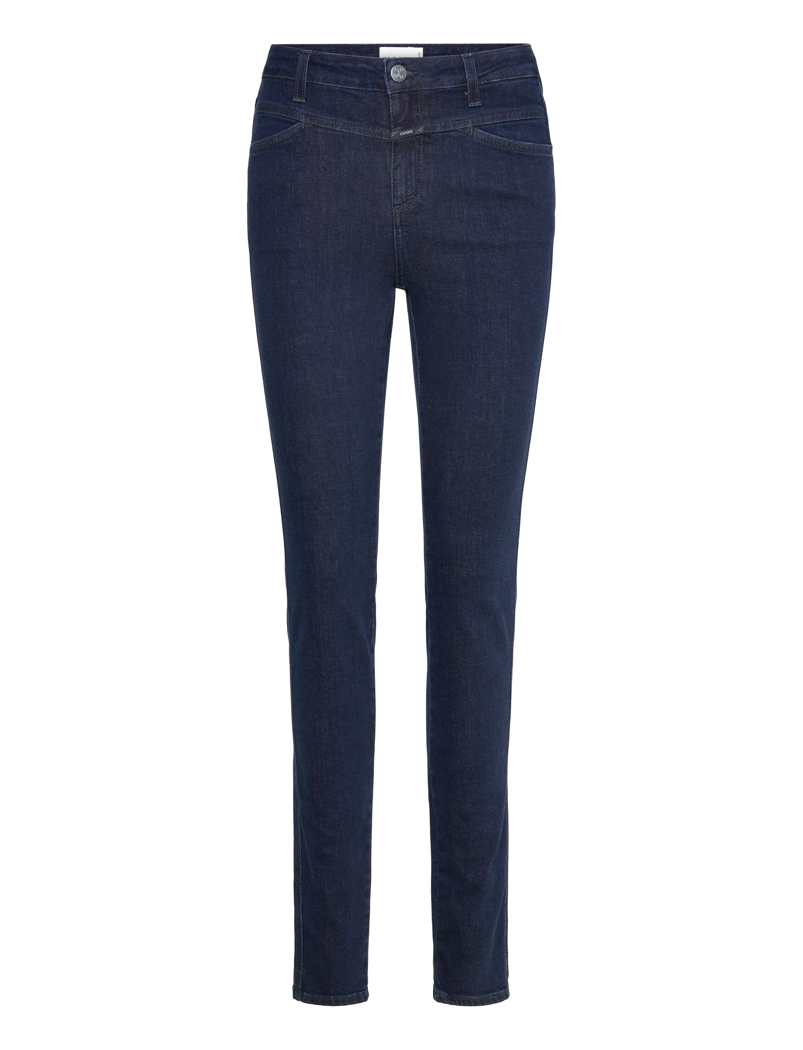 SKINNY PUSHER LONG JEANS - DARK BLUE