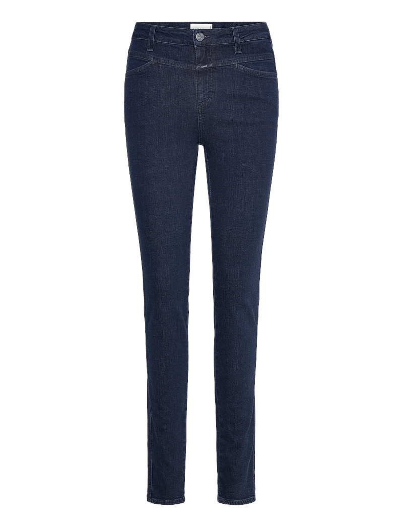 Closed - SKINNY PUSHER LONG JEANS - kitsad teksad - dark blue - 0