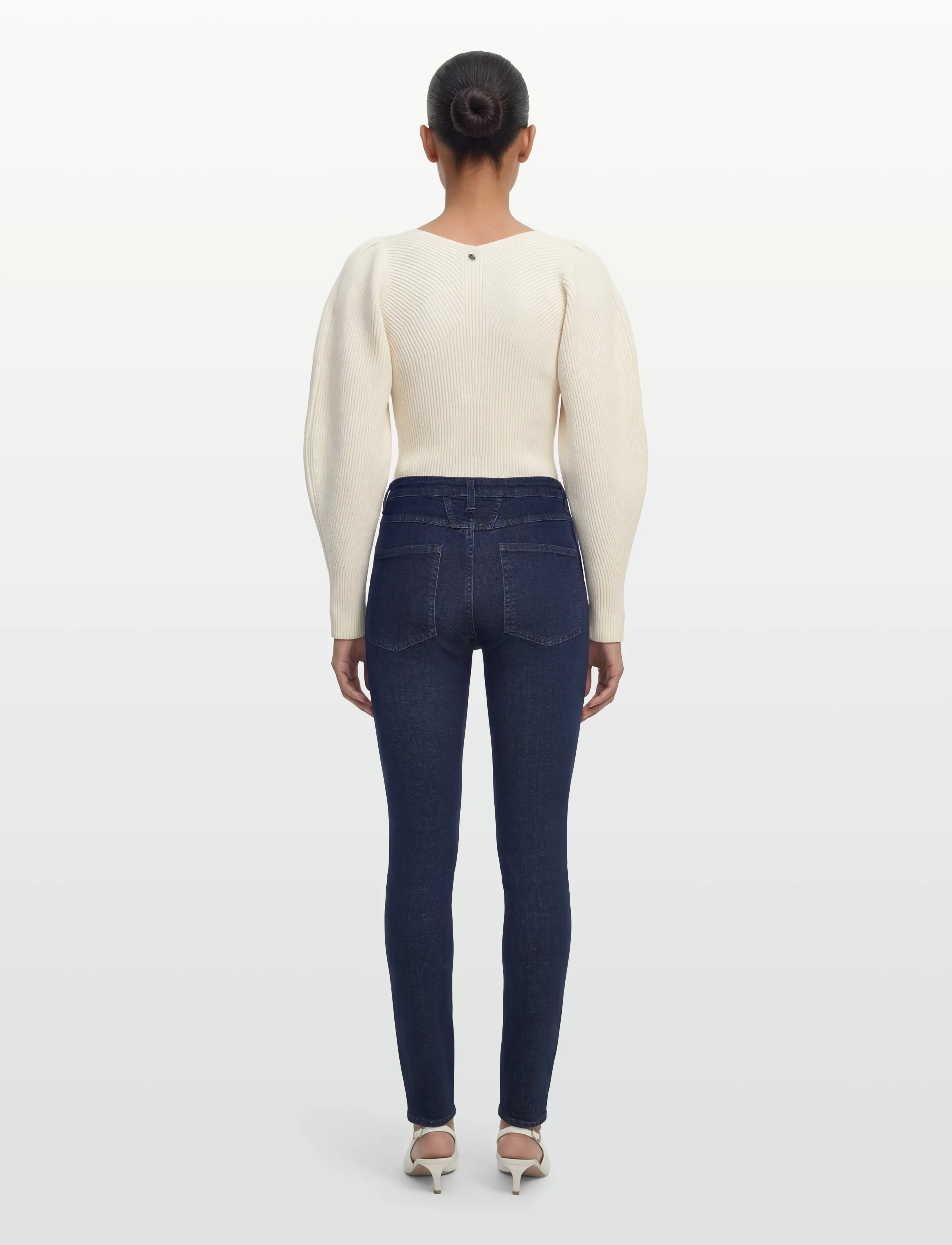 Closed - SKINNY PUSHER LONG JEANS - slim jeans - dark blue - 4