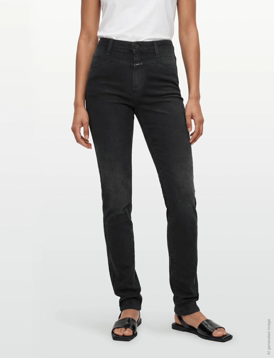 Closed - SKINNY PUSHER LONG JEANS - skinny jeans - dark grey - 3