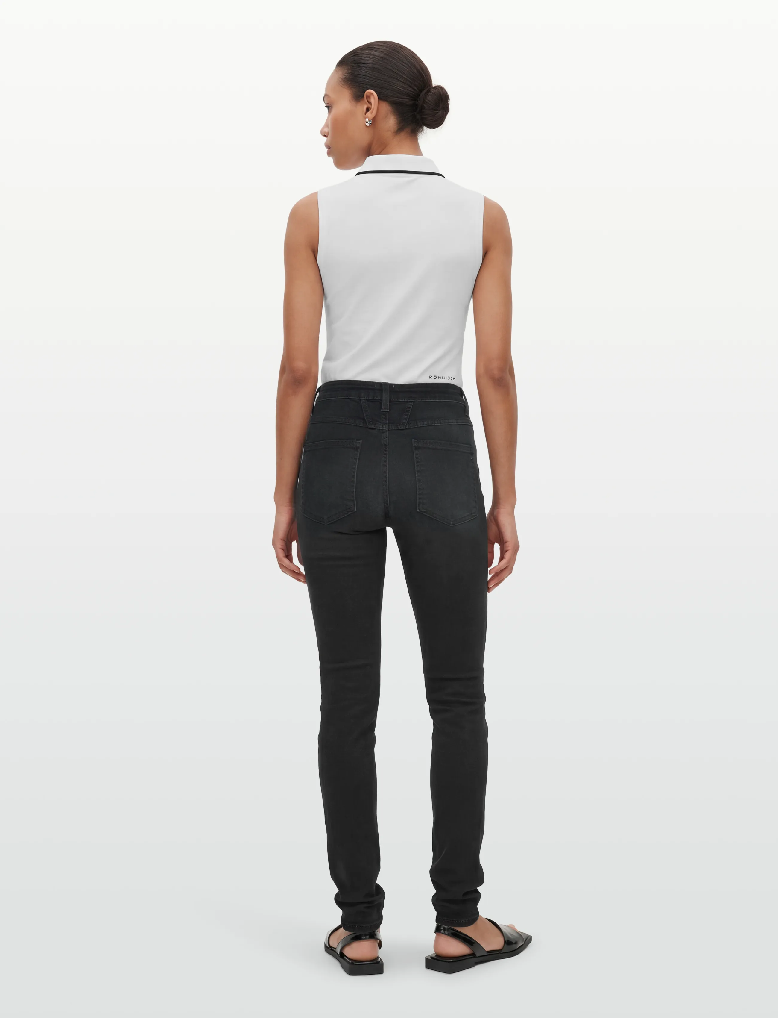 Closed - SKINNY PUSHER LONG JEANS - skinny jeans - dark grey - 4