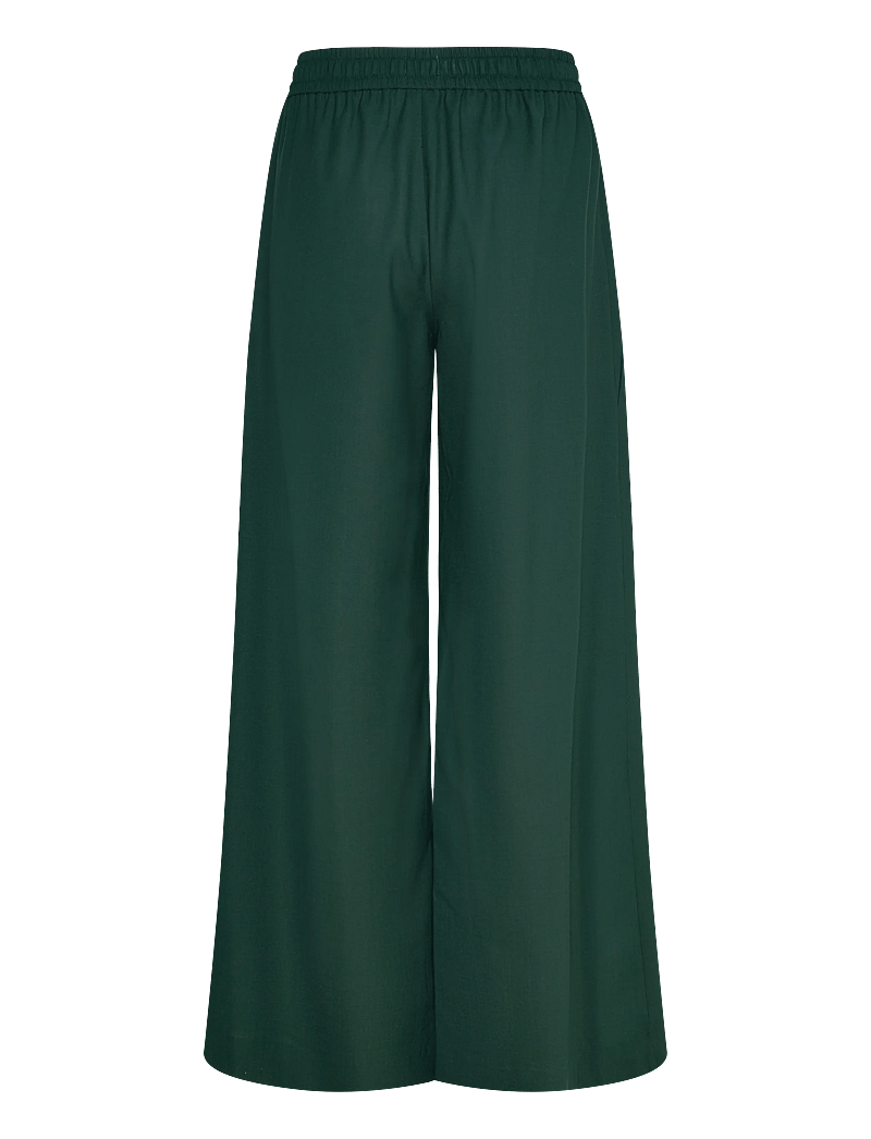 Closed - FARIS PANTS - hosen mit weitem bein - fern green - 1