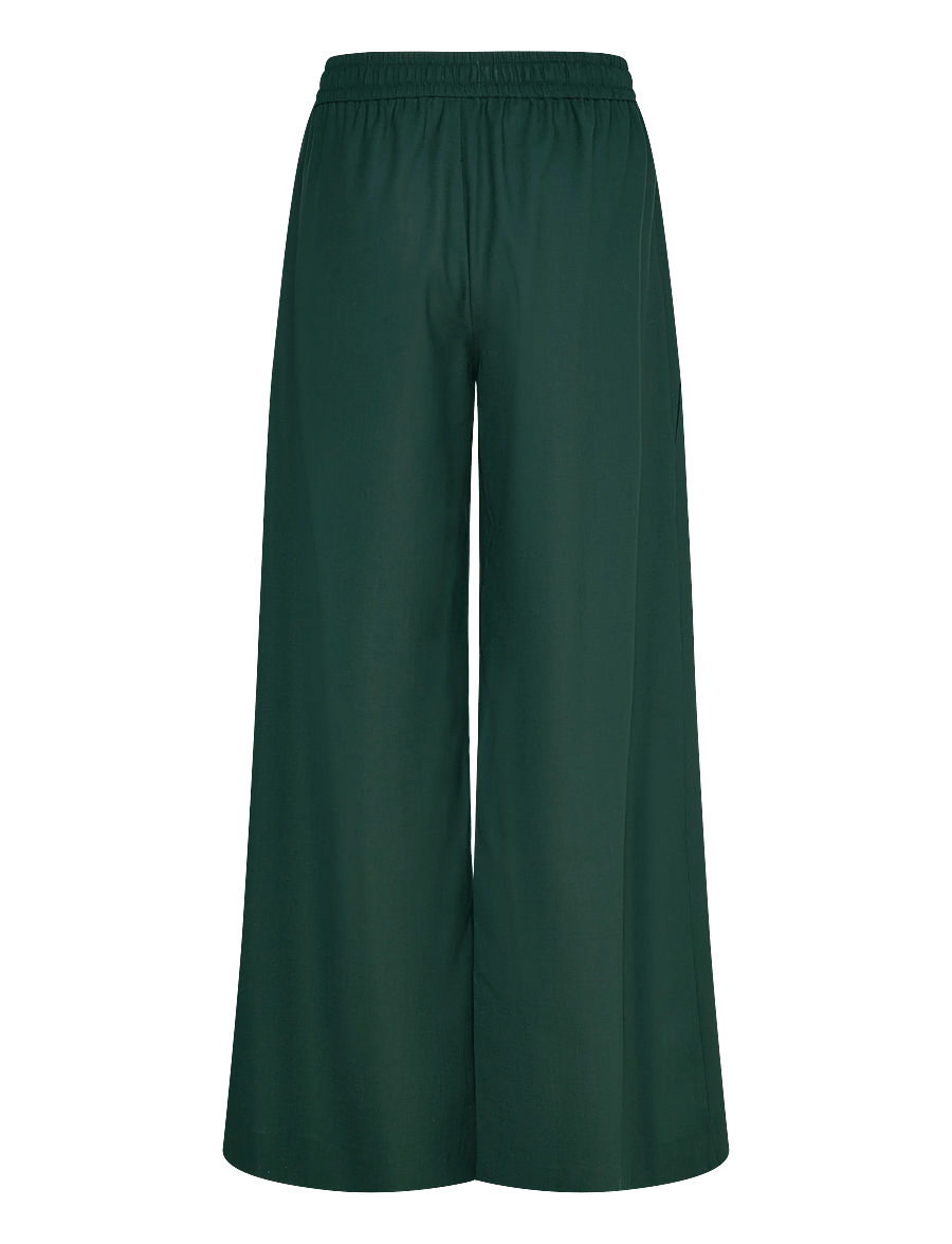 Closed - FARIS PANTS - bikses ar platām starām - fern green - 1