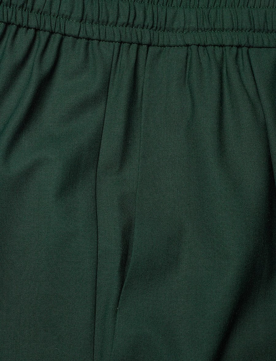 Closed - FARIS PANTS - bikses ar platām starām - fern green - 2