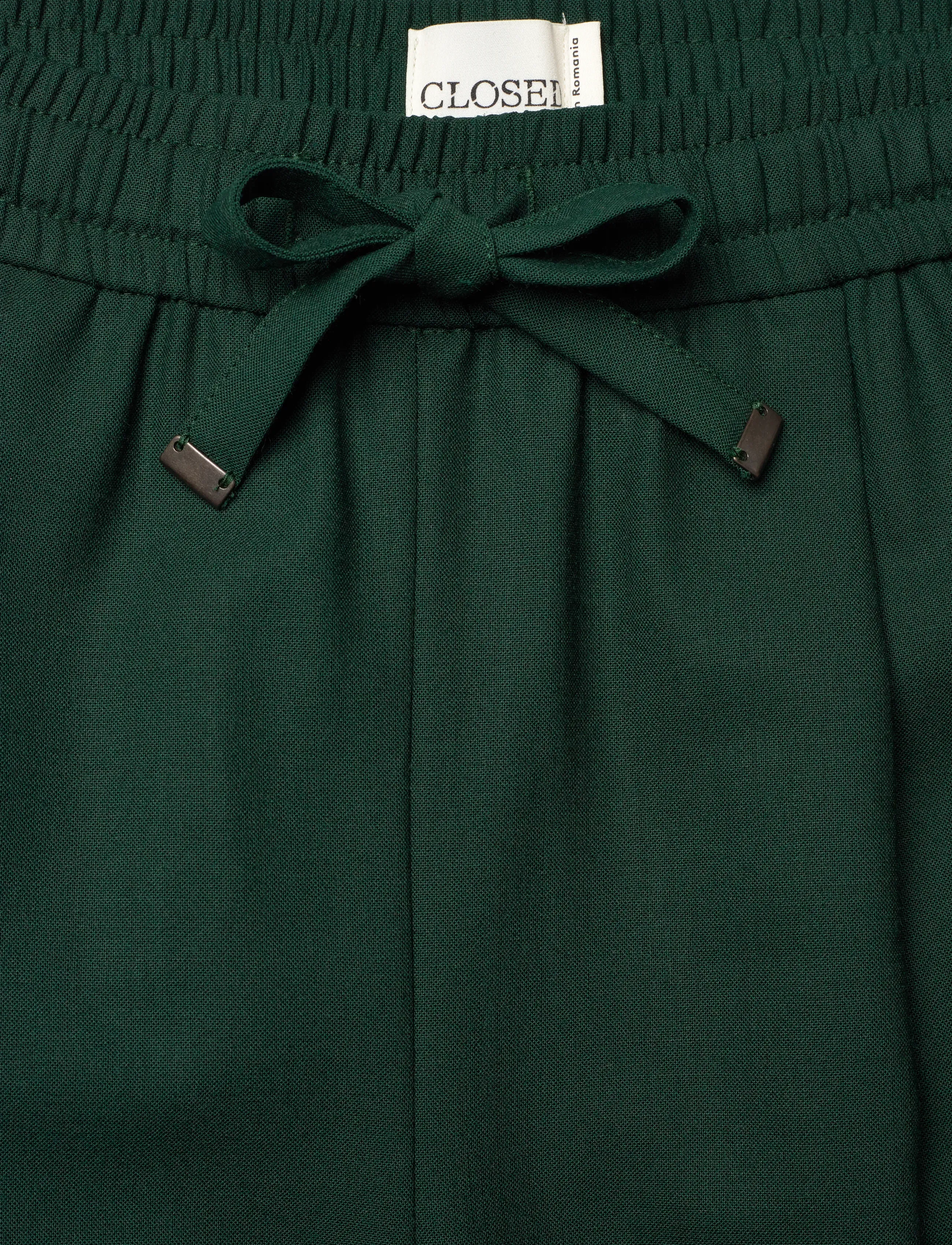 Closed - FARIS PANTS - bukser med brede ben - fern green - 3