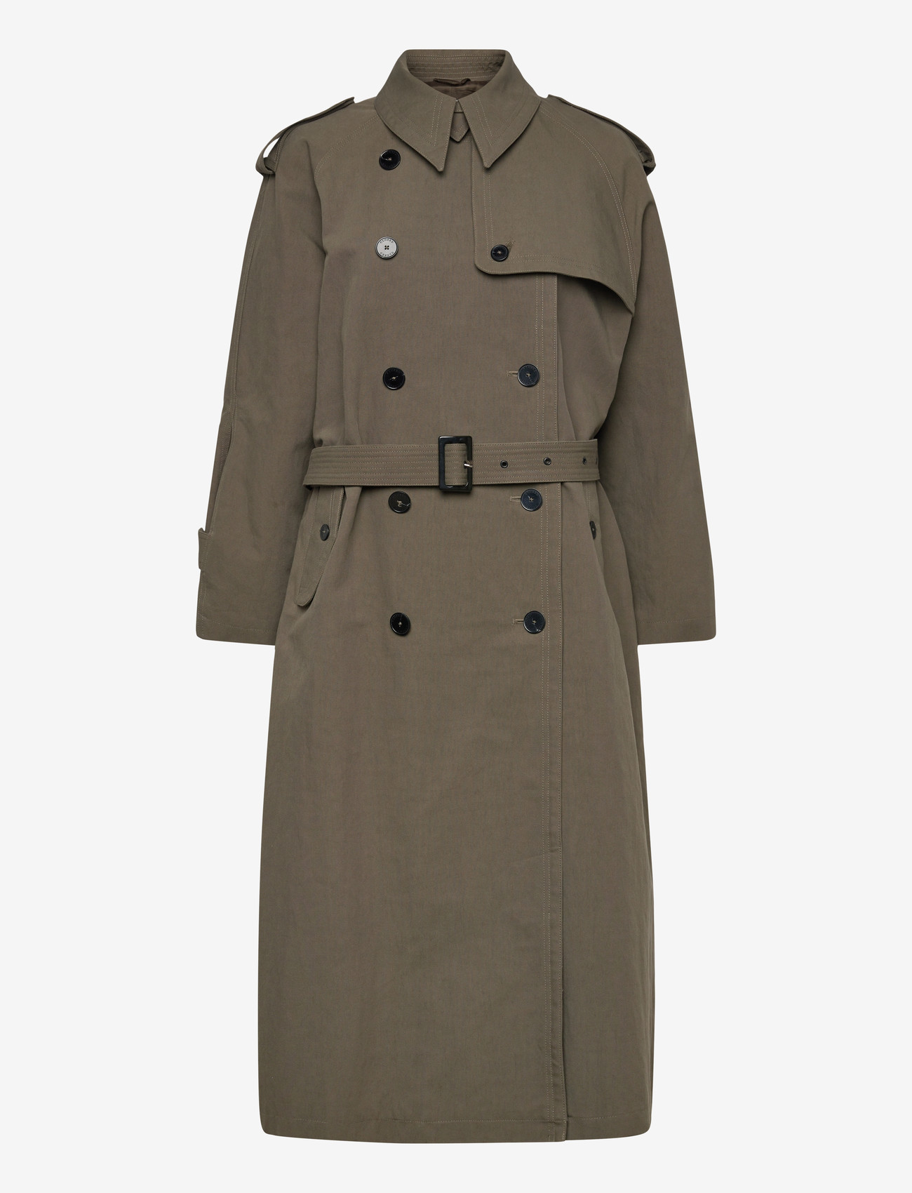 Closed - TRENCH COAT JACKETS & COATS - trenchcoats - army green - 1