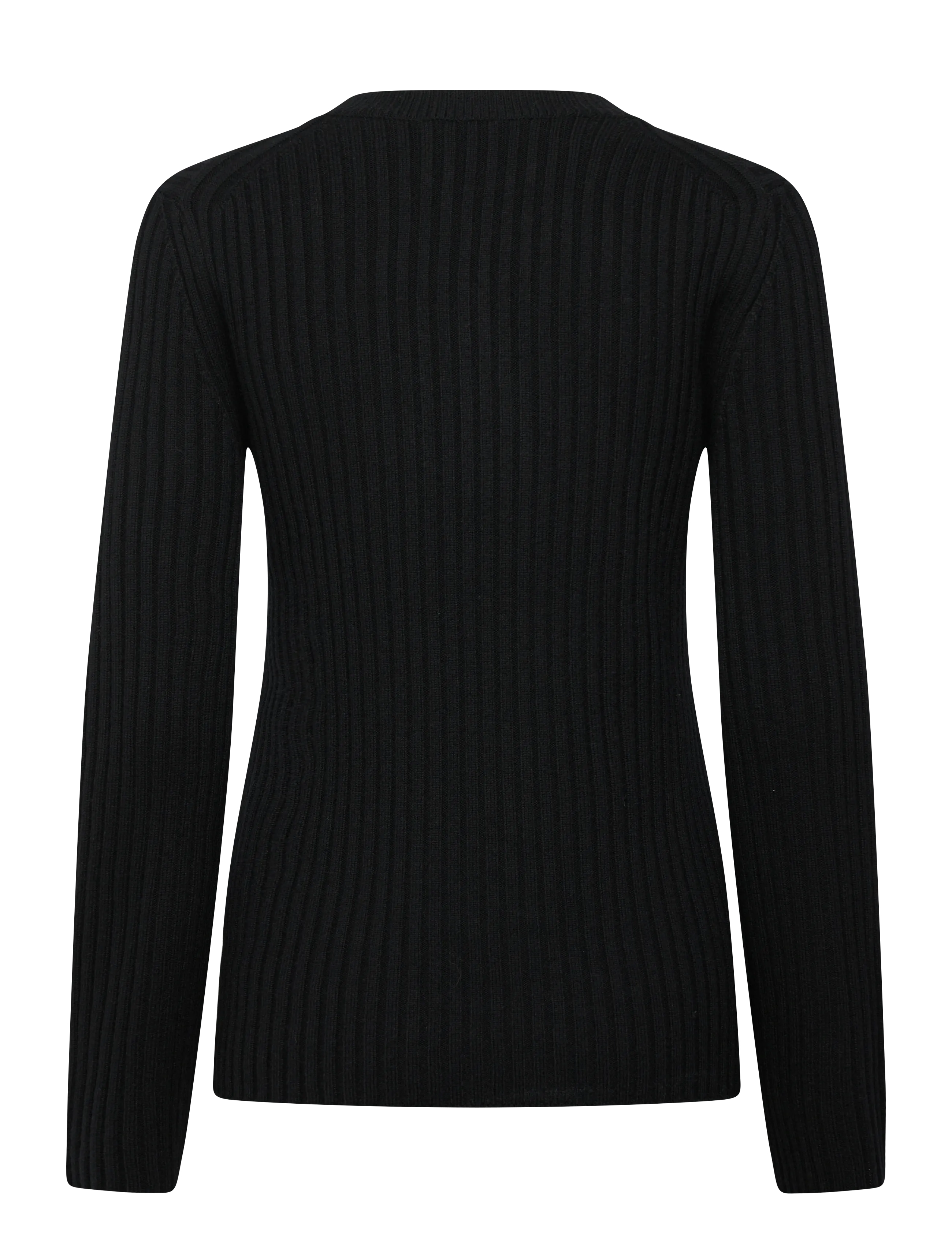 Closed - CREW NECK LONG SLEEVE KNITS - kaschmir - black - 1
