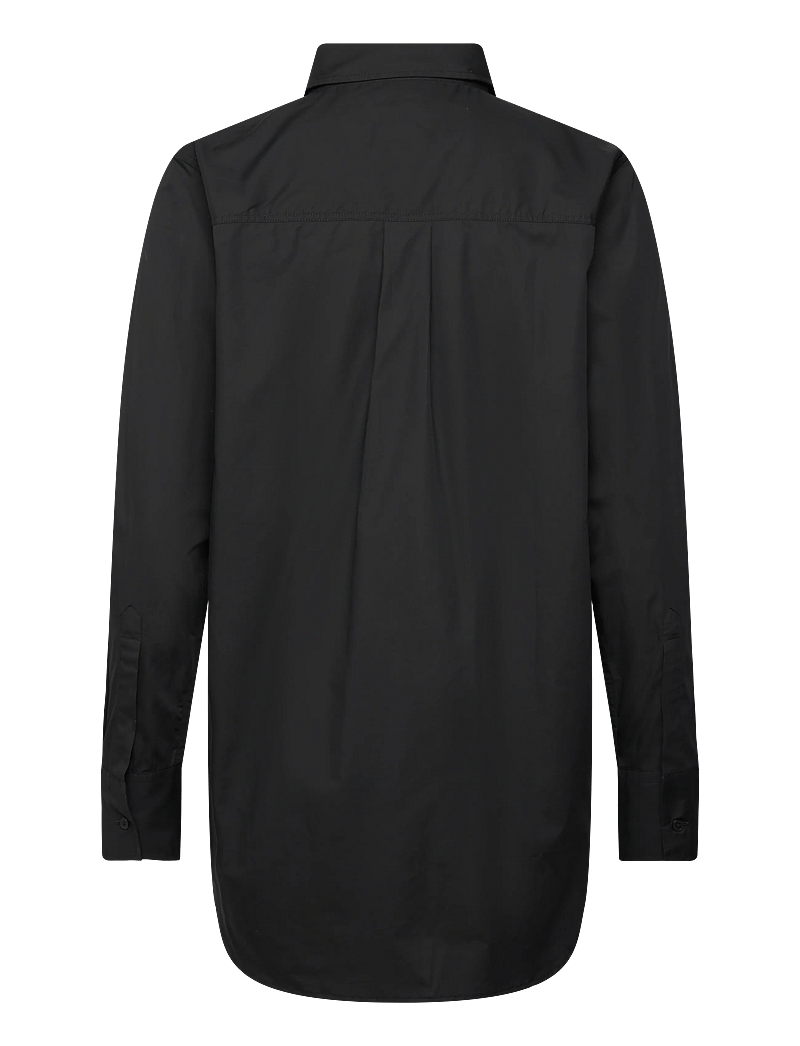 Closed - FITTED LONG BLOUSE SHIRTS & BLOUSES - teksasärgid - black - 1