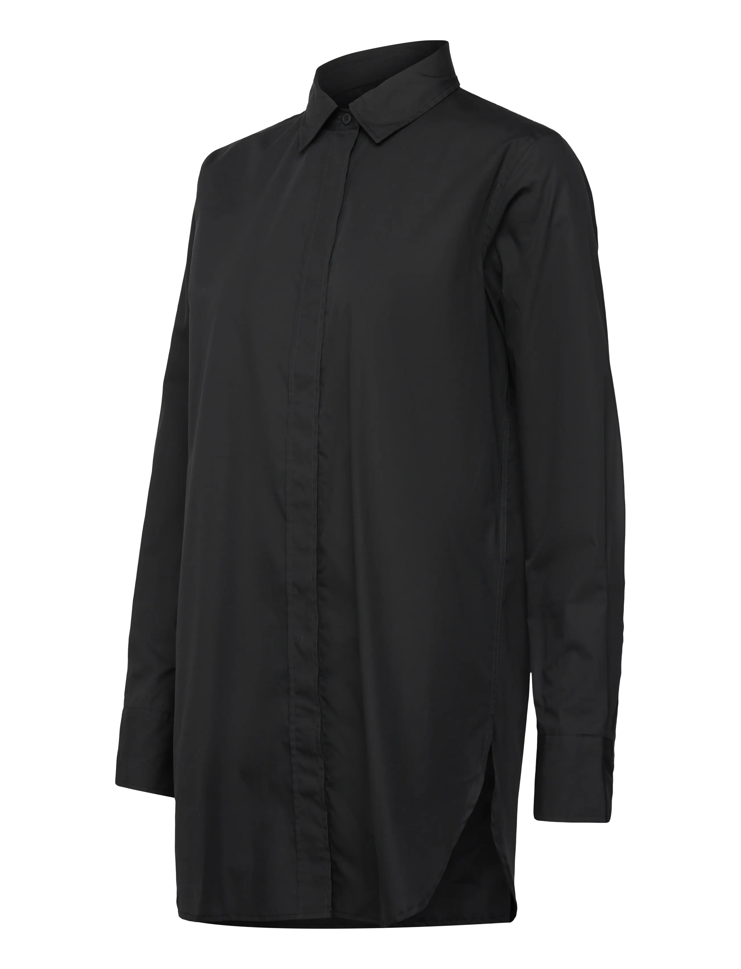 Closed - FITTED LONG BLOUSE SHIRTS & BLOUSES - langærmede skjorter - black - 3