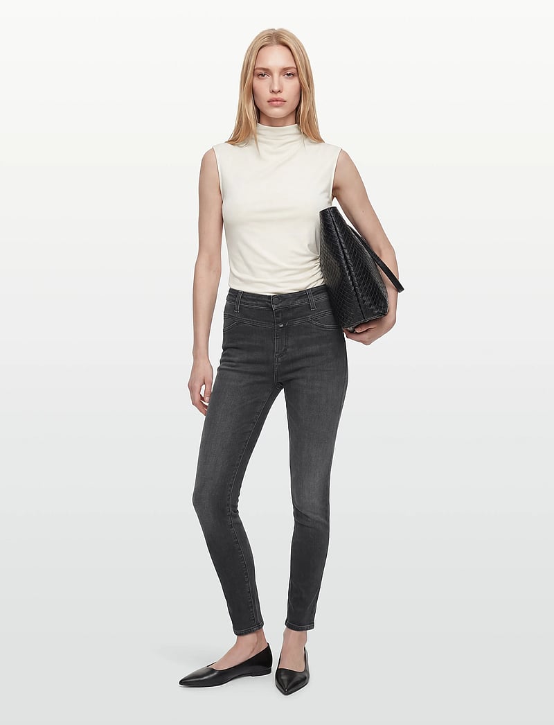 Closed - SKINNY PUSHER JEANS - skinny jeans - dark grey - 0