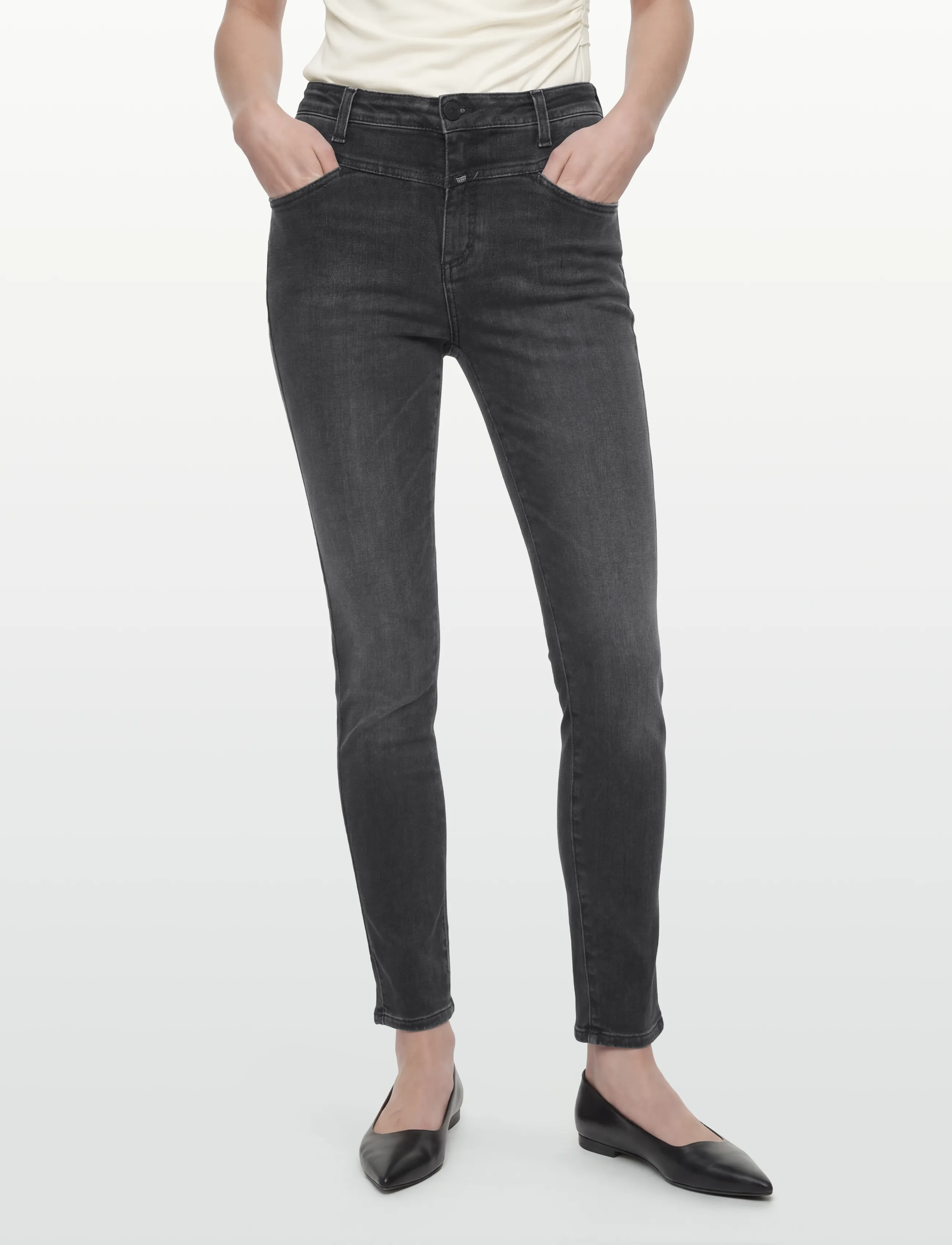Closed - SKINNY PUSHER JEANS - skinny jeans - dark grey - 3