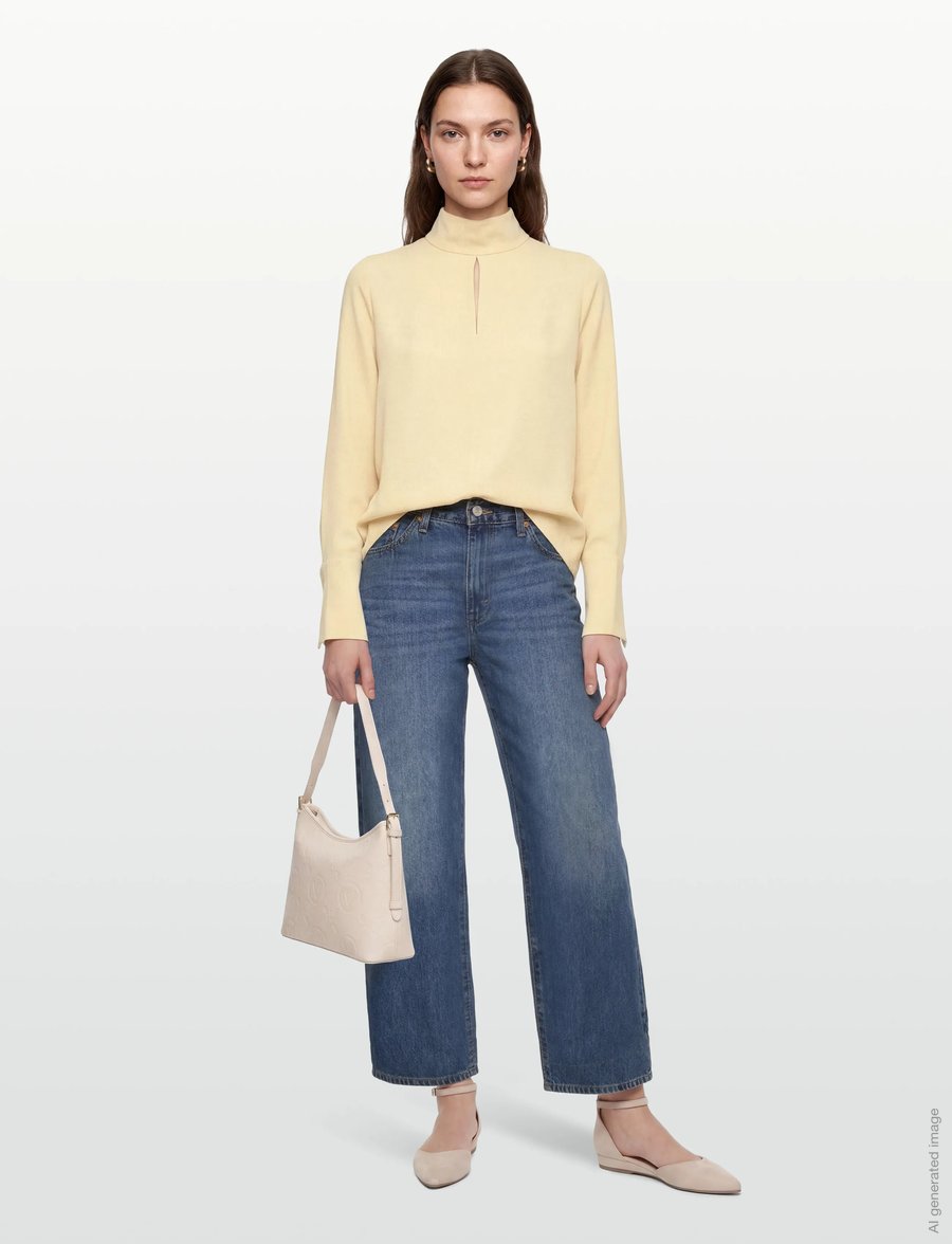 Closed - SLIT BLOUSE SHIRTS & BLOUSES - denim shirts - shell - 0