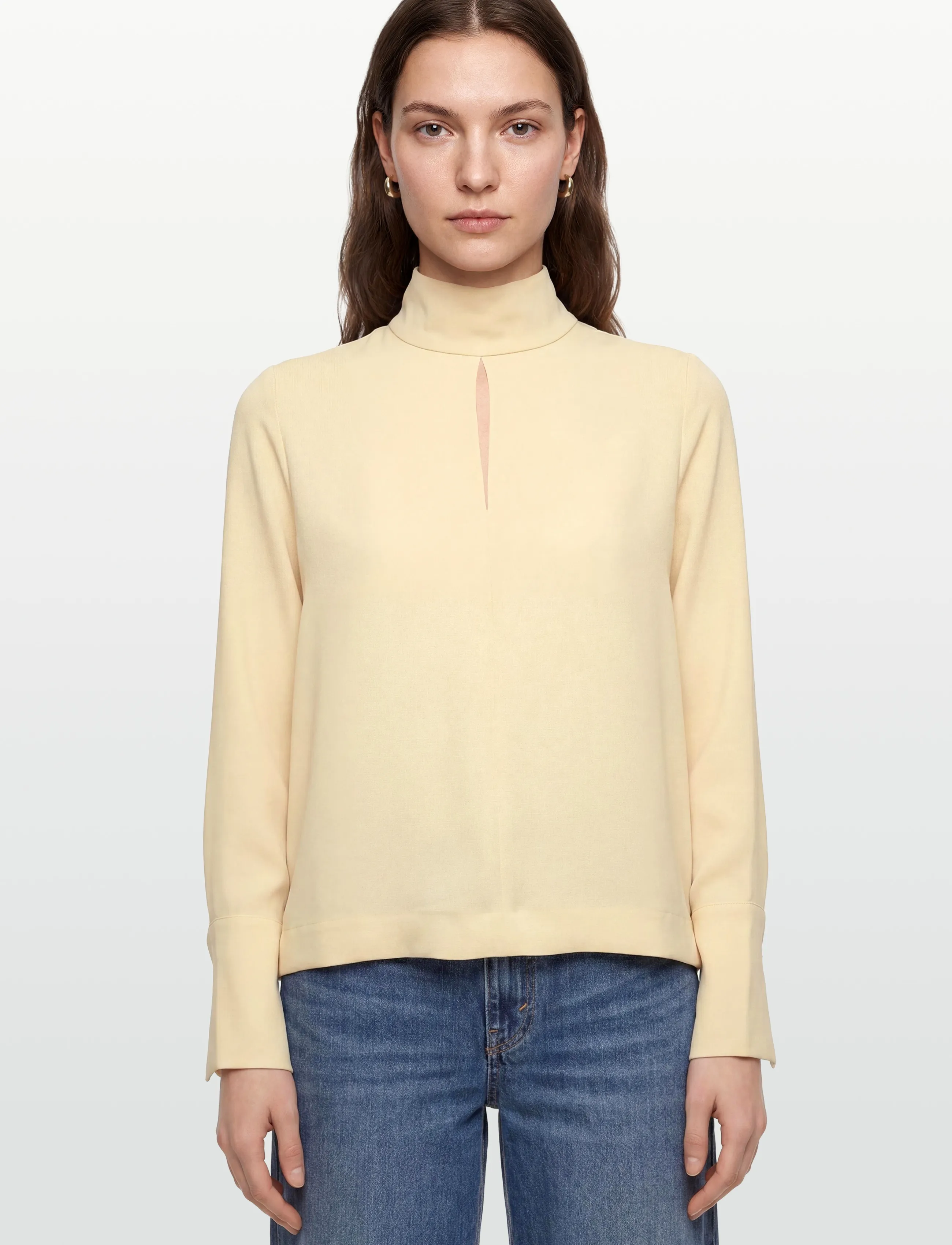 Closed - SLIT BLOUSE SHIRTS & BLOUSES - denim shirts - shell - 3