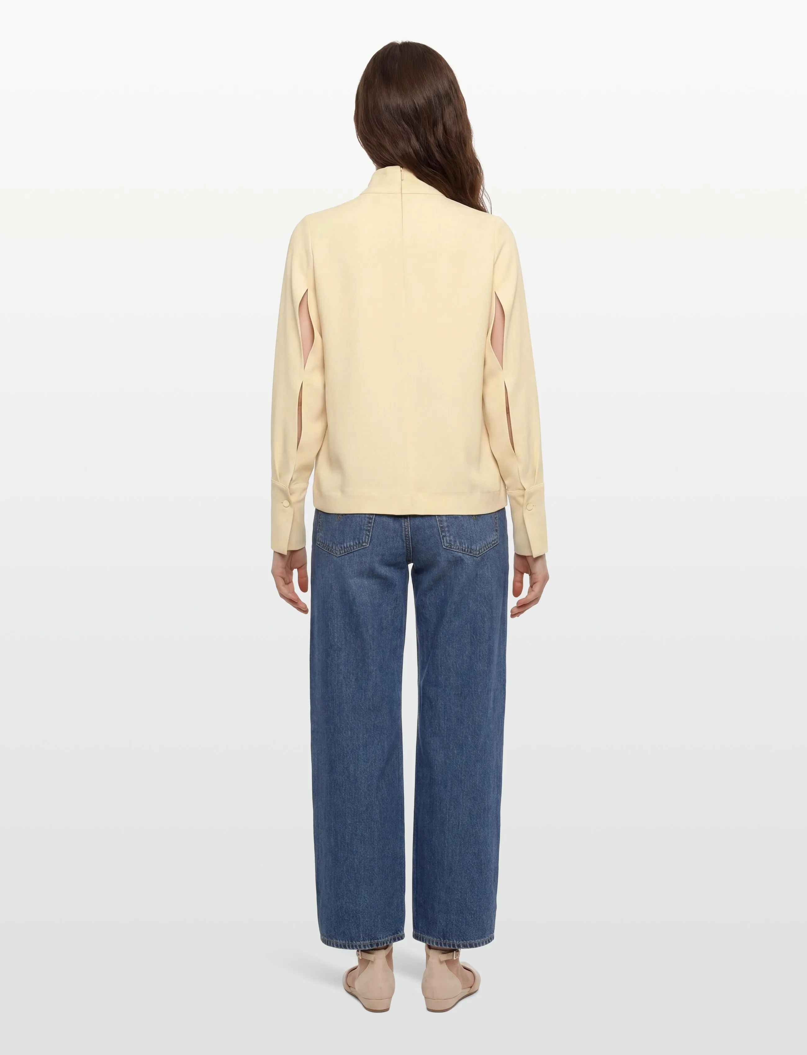 Closed - SLIT BLOUSE SHIRTS & BLOUSES - denim shirts - shell - 4