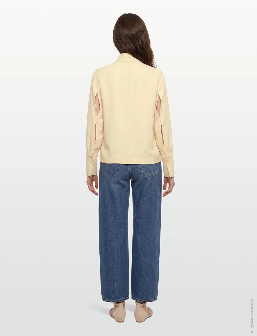 Closed - SLIT BLOUSE SHIRTS & BLOUSES - denim shirts - shell - 4