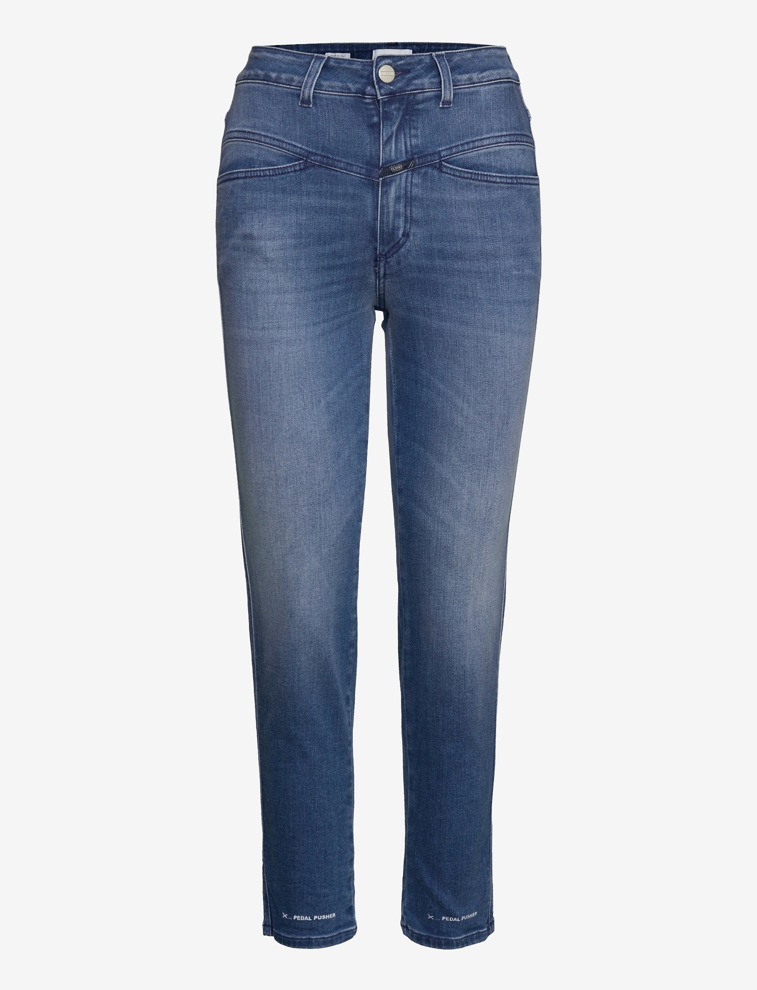 Closed PEDAL PUSHER JEANS MID BLUE - Kläder - MID BLUE / blue