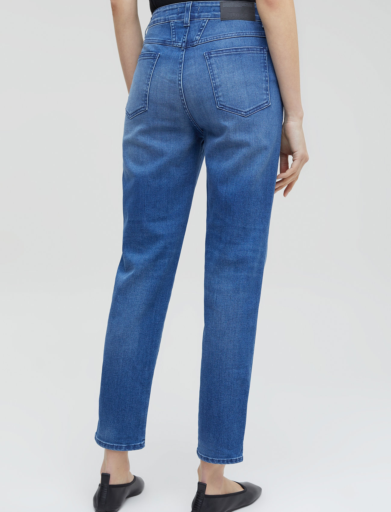 Closed Pedal Pusher Jeans Mid dam – bild 2