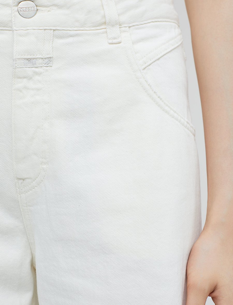 Closed - EDISON JEANS CREME - boyfriend stila džinsa bikses - creme - 5