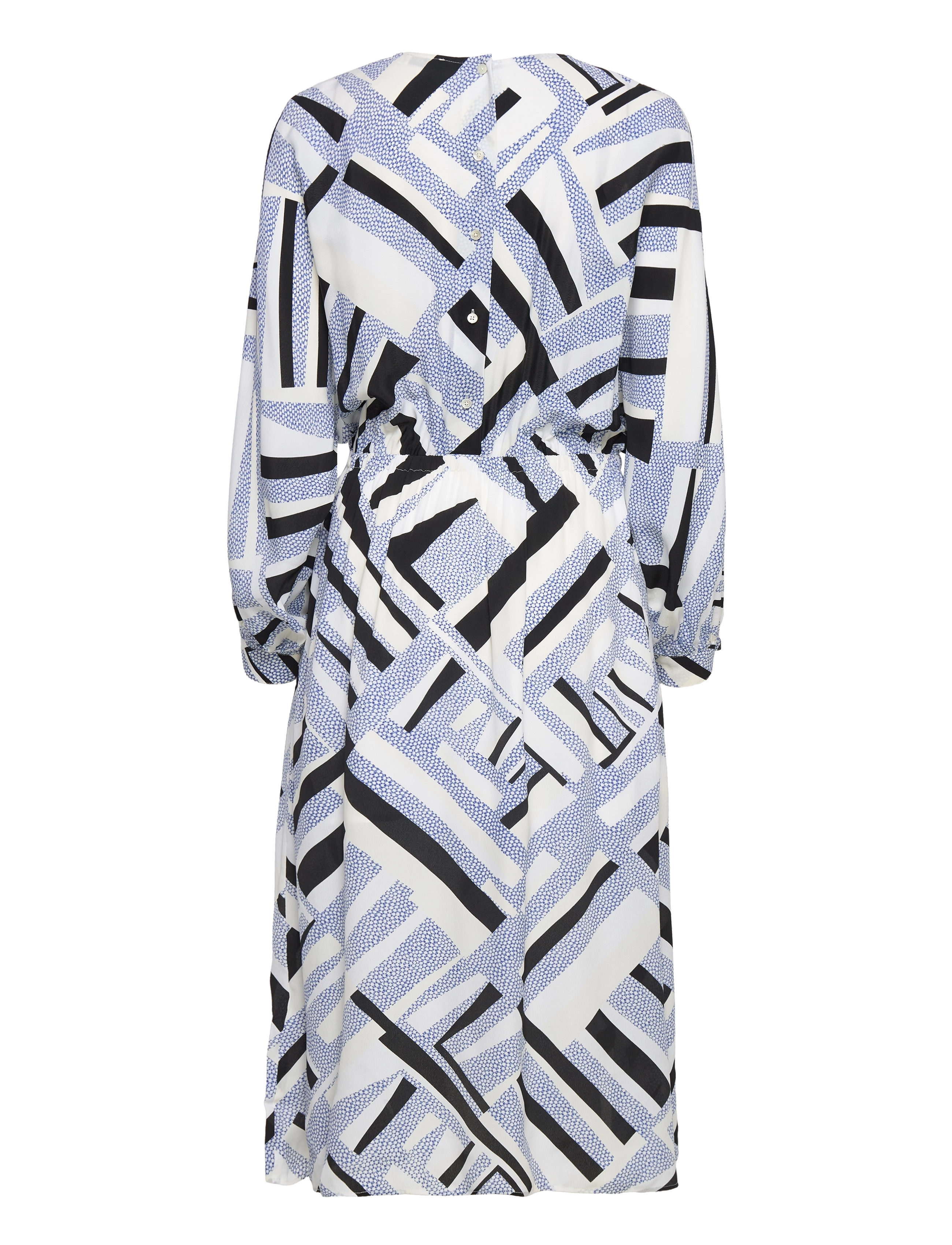 Closed - GATHERED DRESS GALAXY BLUE - midi garuma kleitas - galaxy blue - 1