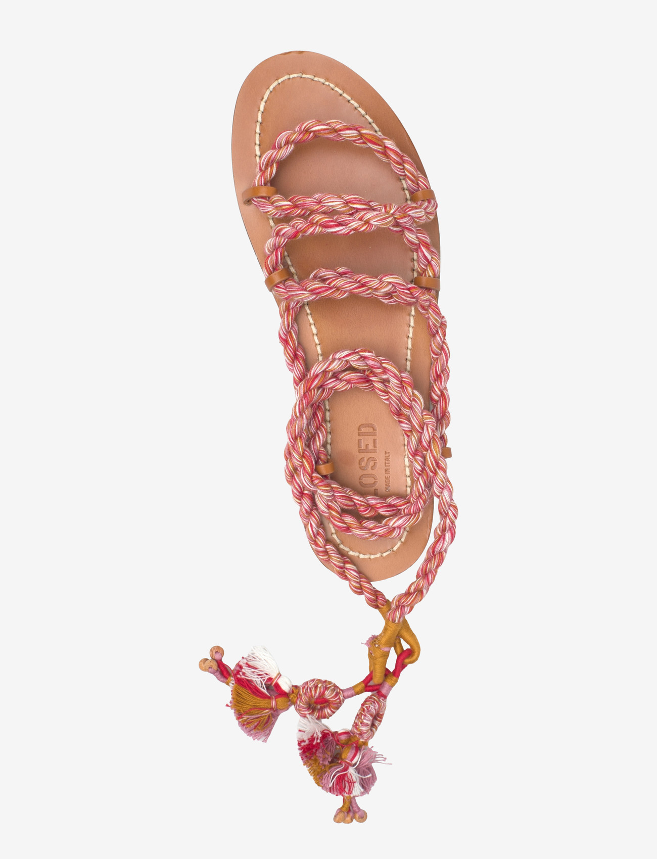 Closed - strappy sandal - flat sandals - multi color - 3