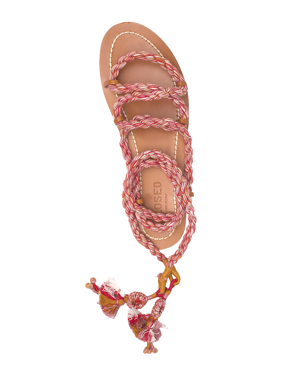 Closed - strappy sandal - flache sandalen - multi color - 3