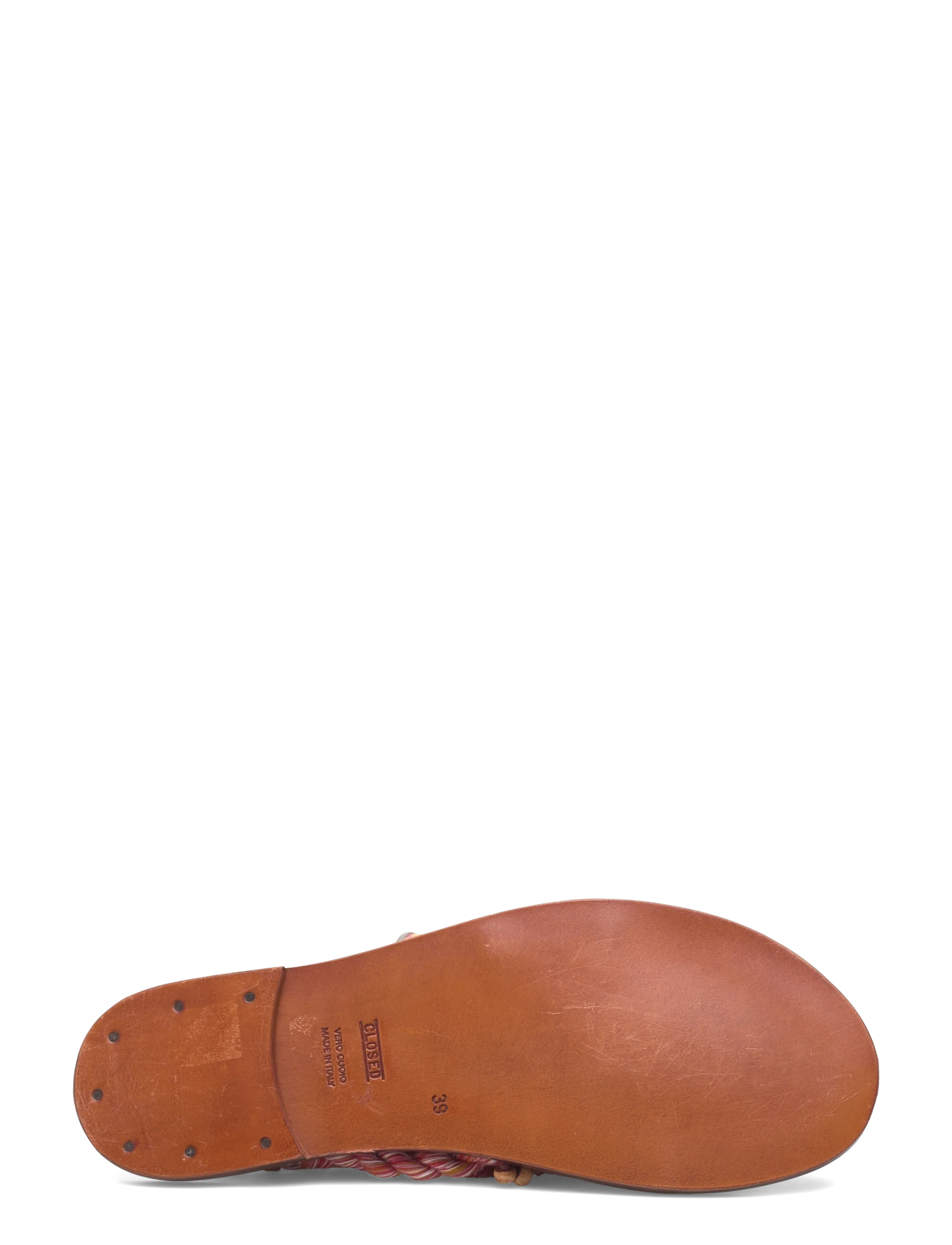 Closed - strappy sandal - platta sandaler - multi color - 4