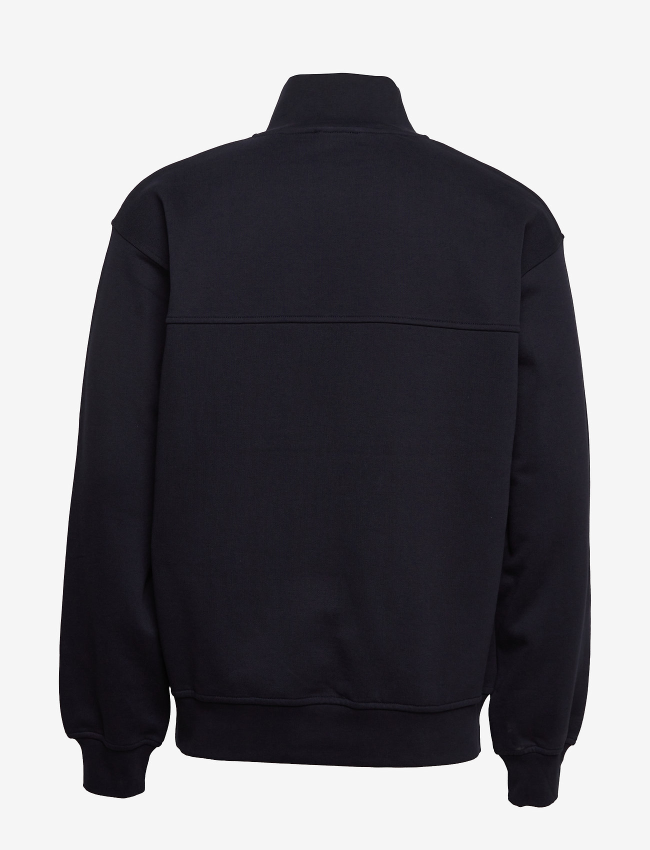 Closed - relaxed half zip sweater - dark night - 1