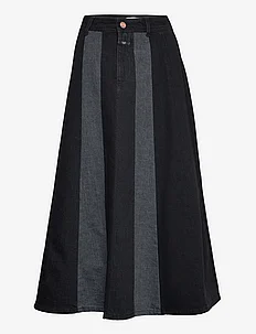 long a-line skirt, Closed