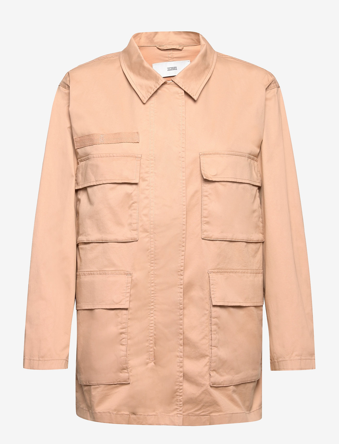 Closed - womens jacket - utility jackets - sandstone - 0