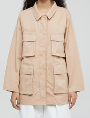 Closed - womens jacket - utility jackets - sandstone - 2