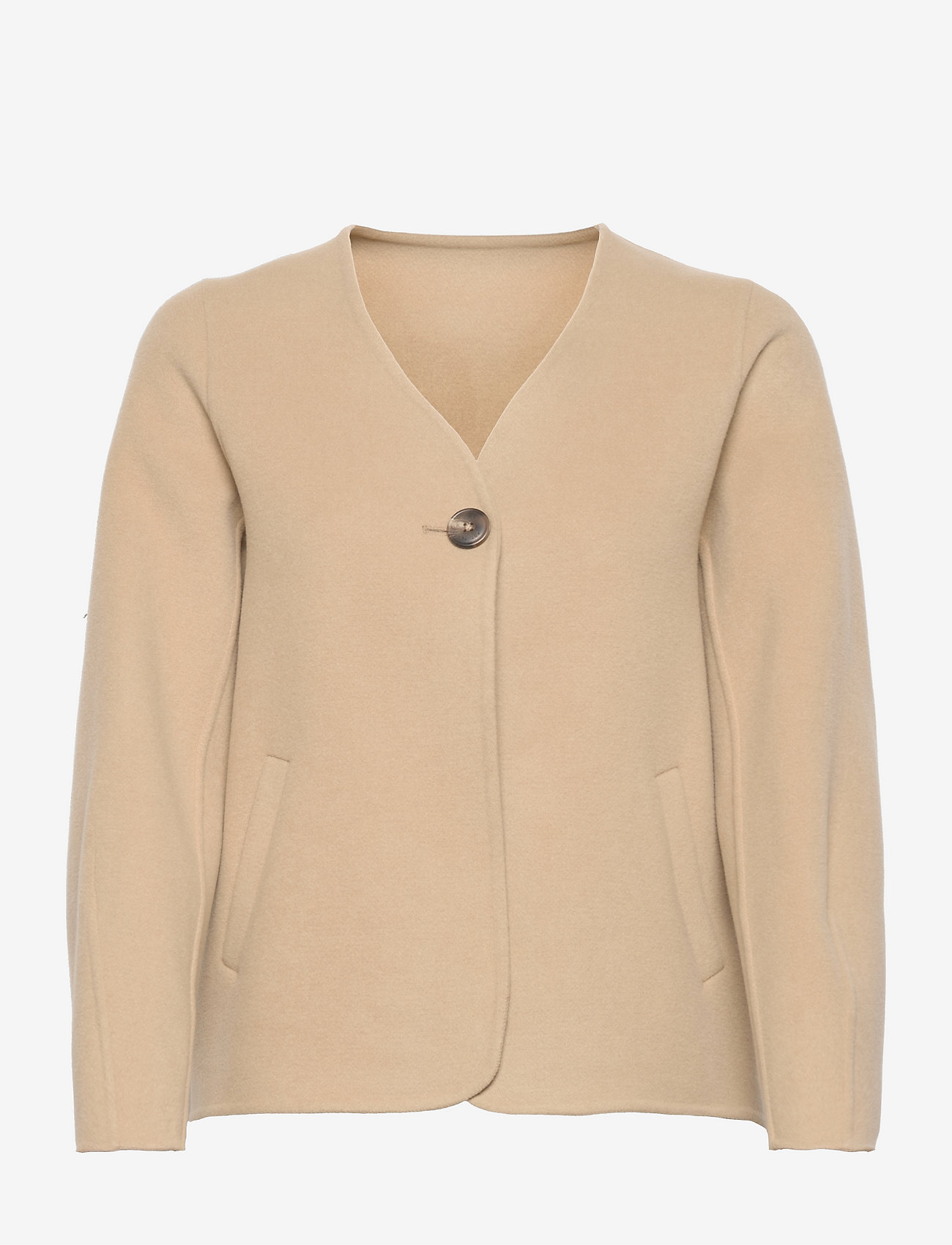 Closed - womens jacket - dried teak - 0