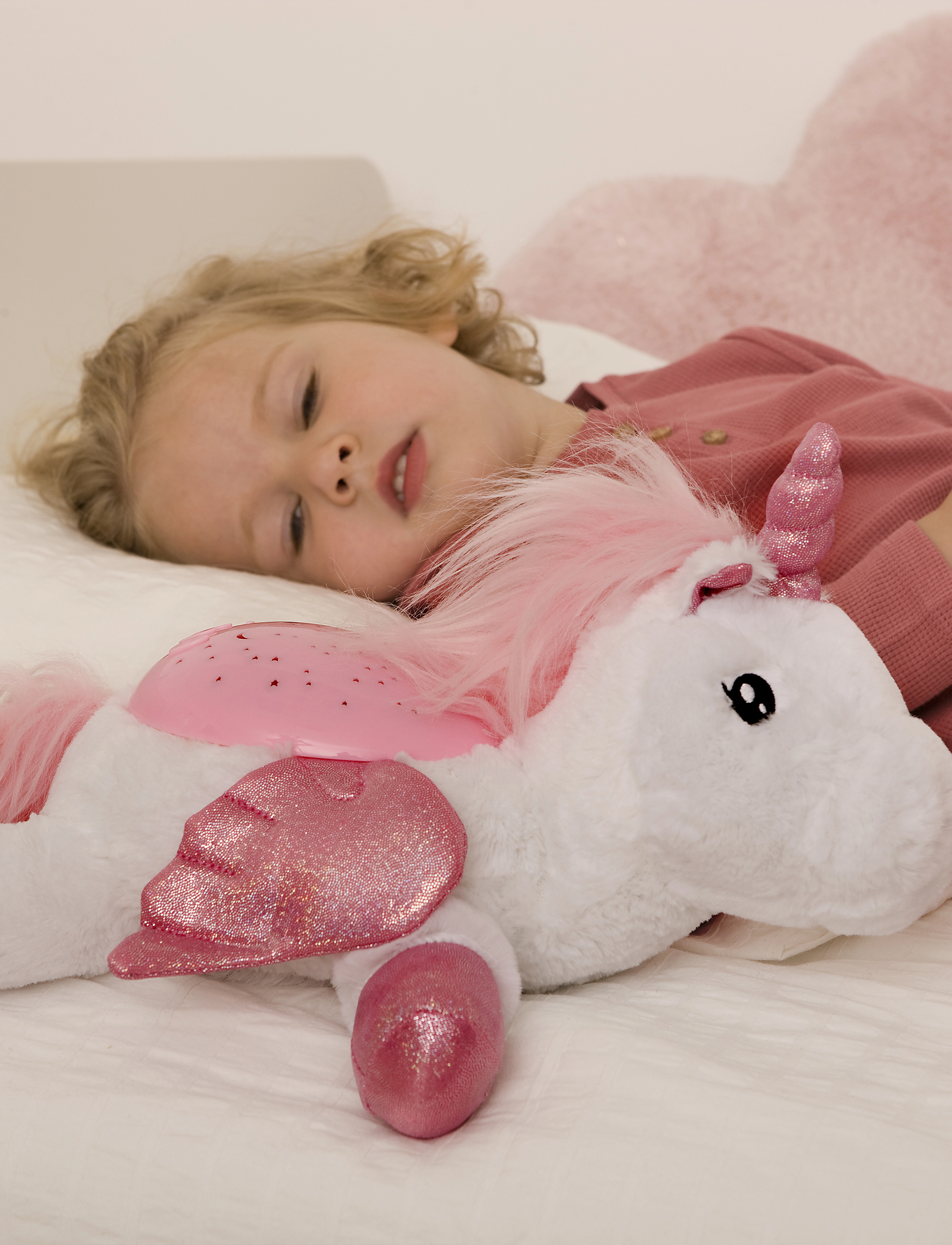 Cloud B Twilight Buddies, Winged Unicorn, One Size, White, Belysning > Natlamper, Børn