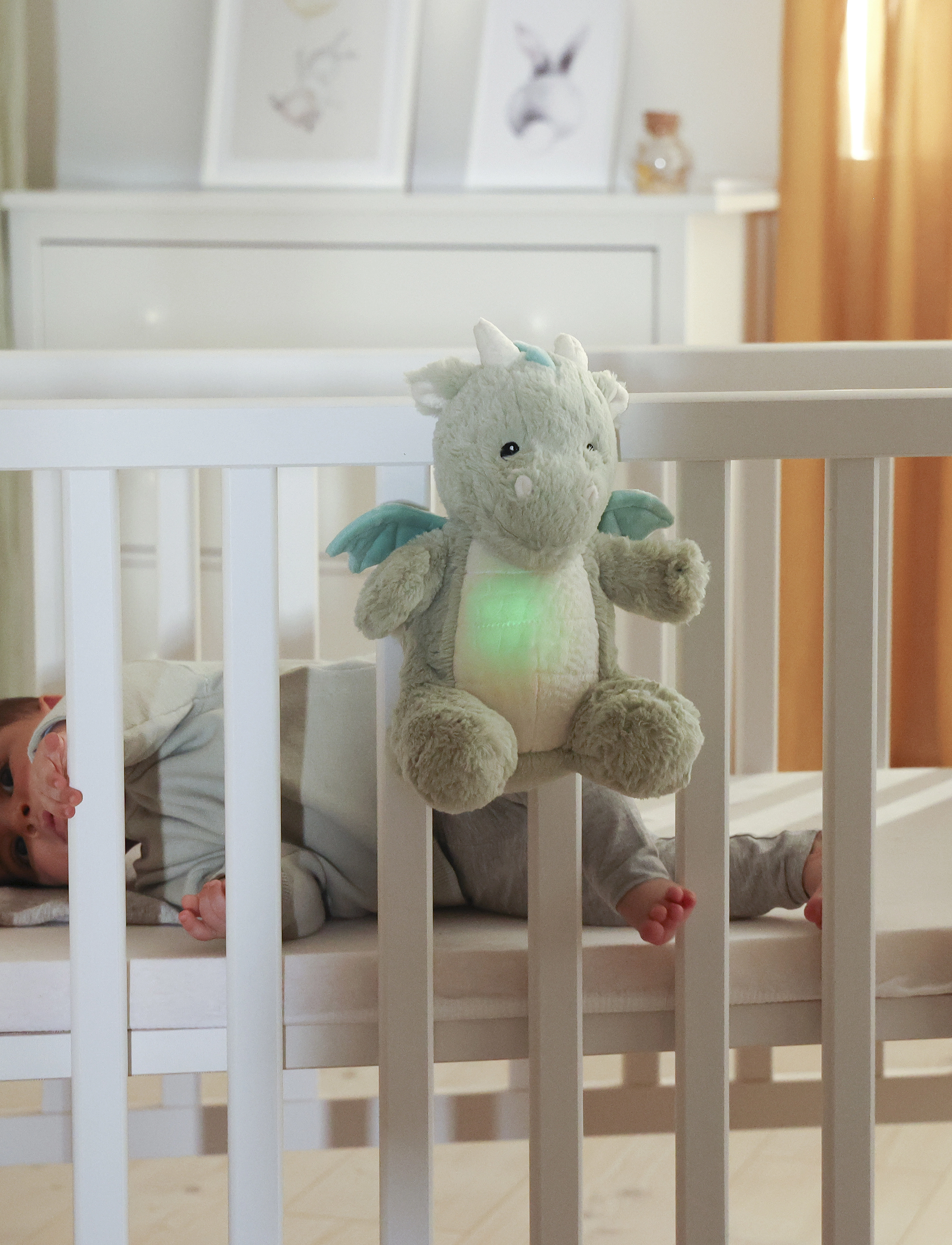 Cloud B Love Light - Drake The Dragon, One Size, Green, Belysning > Natlamper, Børn