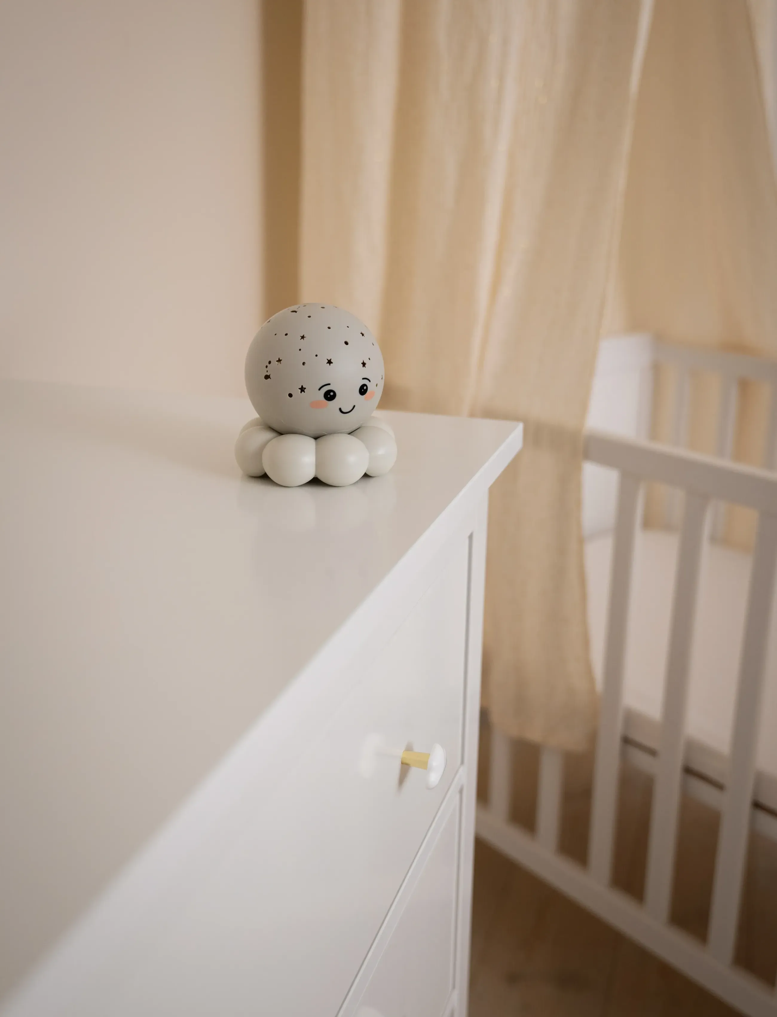 Cloud B Twinkles To Go Octo, One Size, Grey, Belysning > Natlamper, Børn