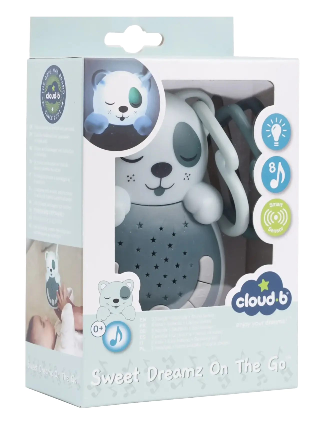 Cloud B - Sweet Dreamz On the Go - Dog - ratu aksesuāri - blue - 5