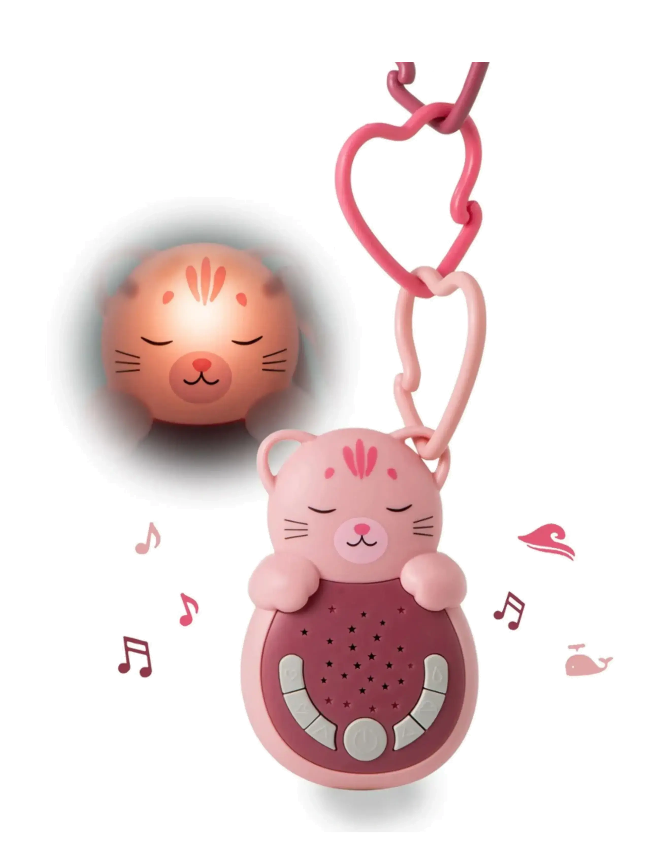Cloud B - Sweet Dreamz On the Go - Cat - sovtillbehör - red - 2
