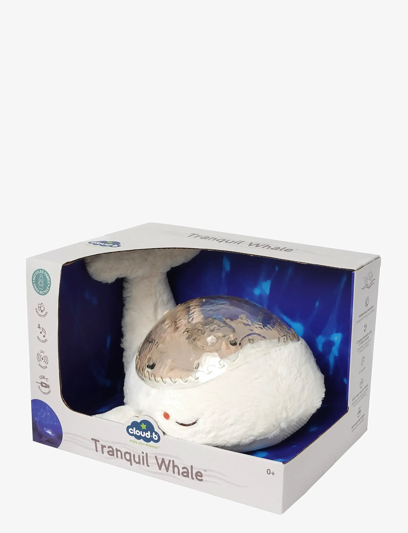 Cloud B - Tranquil Whale - White rechargeable - Öölambid - white - 3