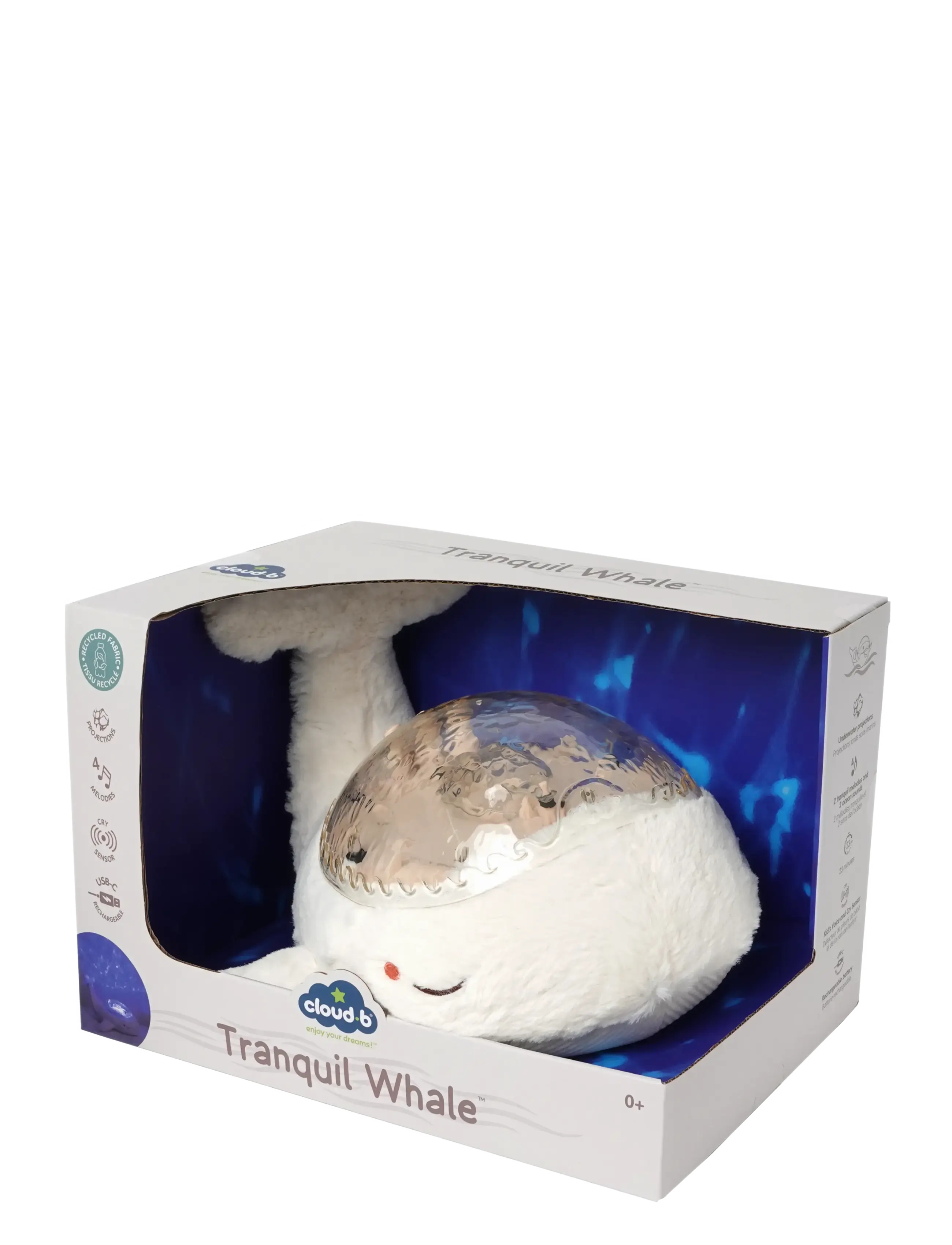 Cloud B - Tranquil Whale - White rechargeable - naktinės lempos - white - 3