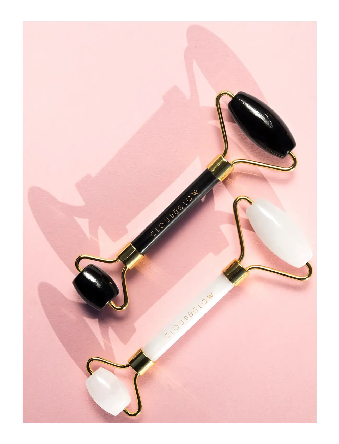 Cloud & Glow - Facial Roller White Jade - gua sha & ansiktsroller - white - 1