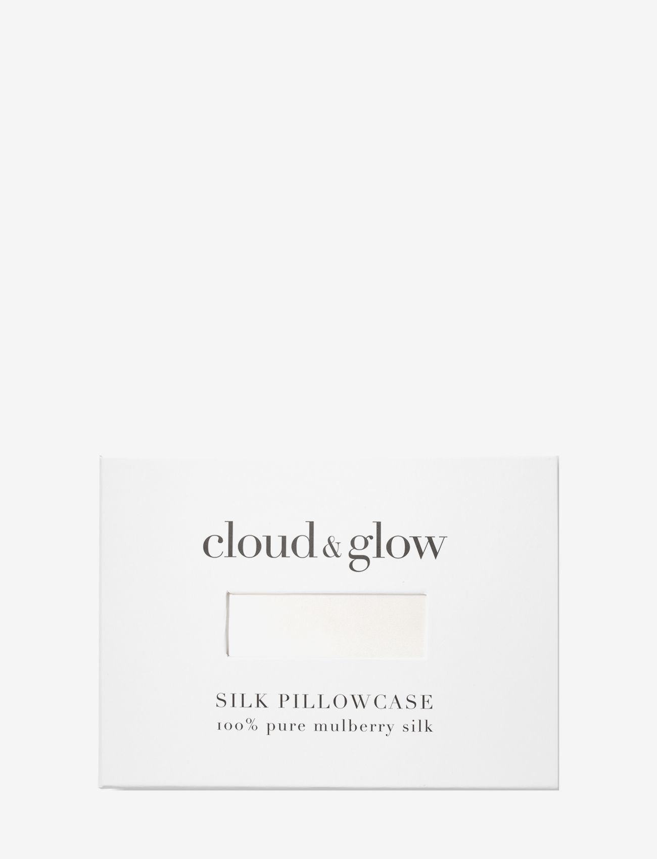 Cloud & Glow - Silk Pillowcase White - Örngott - creme white - 1
