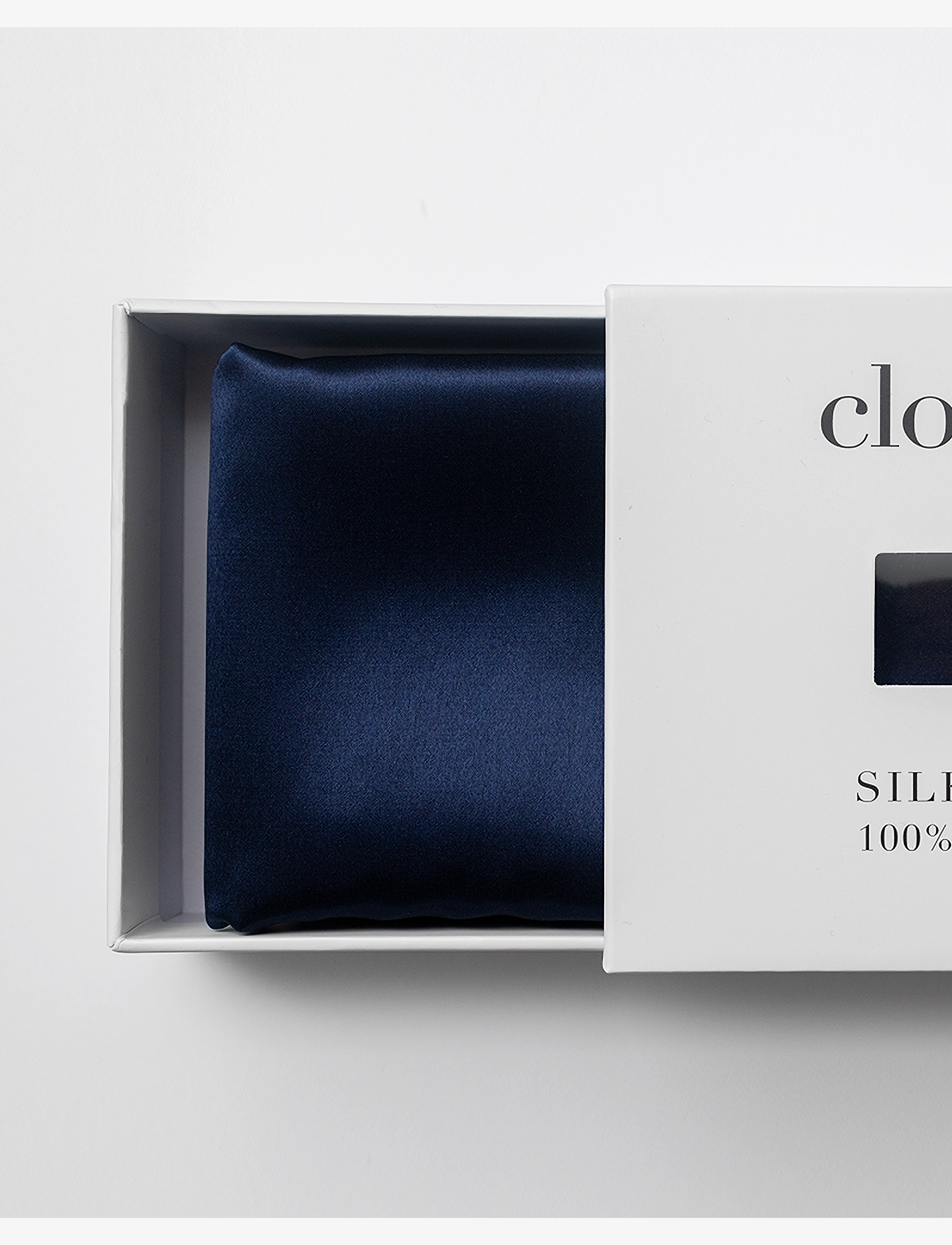 Cloud & Glow - Silk Pillowcase Midnight 50x60 - ansiktsrengöring - midnight blue - 1