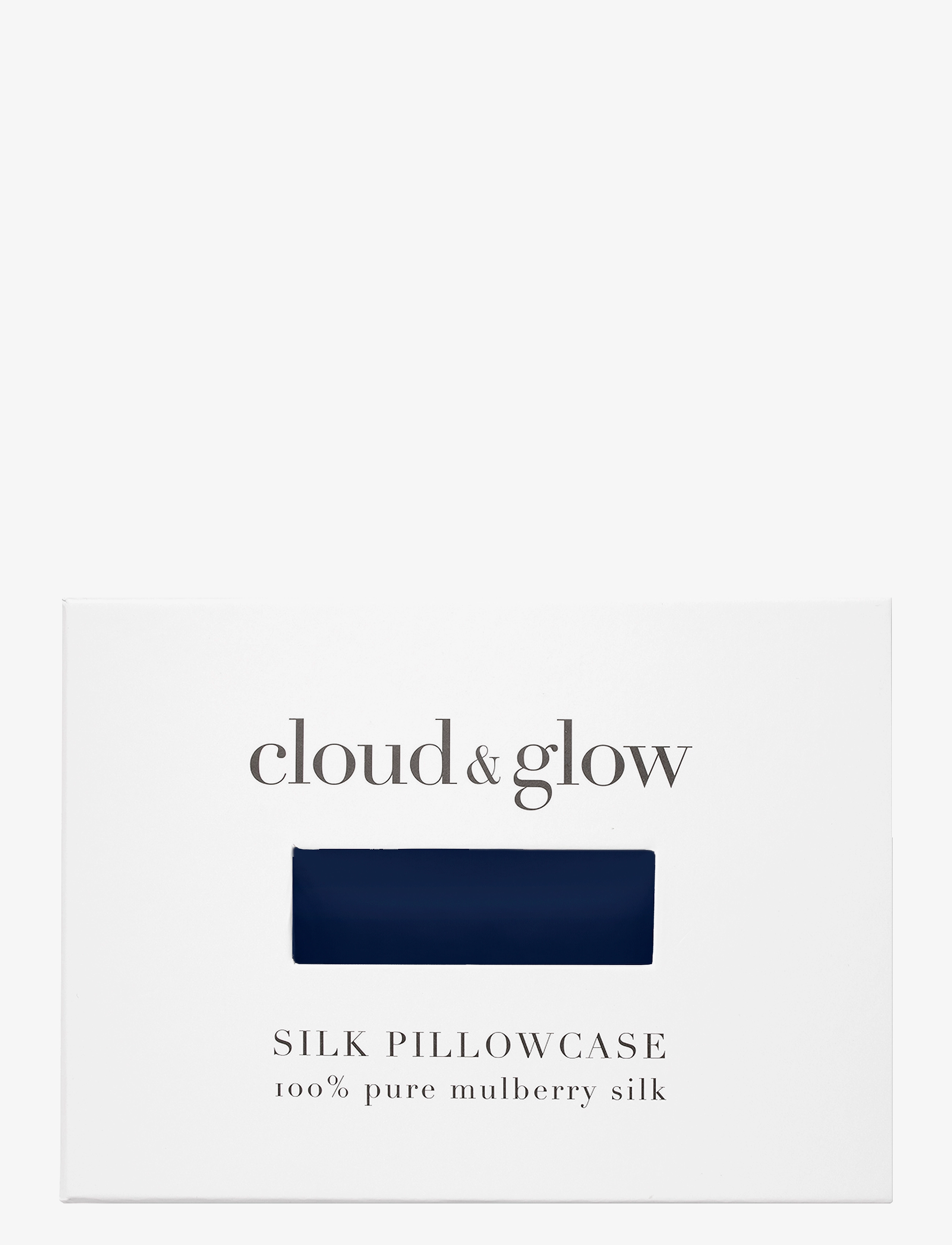 Cloud & Glow - Silk Pillowcase Midnight 50x60 - ansiktsrengöring - midnight blue - 3