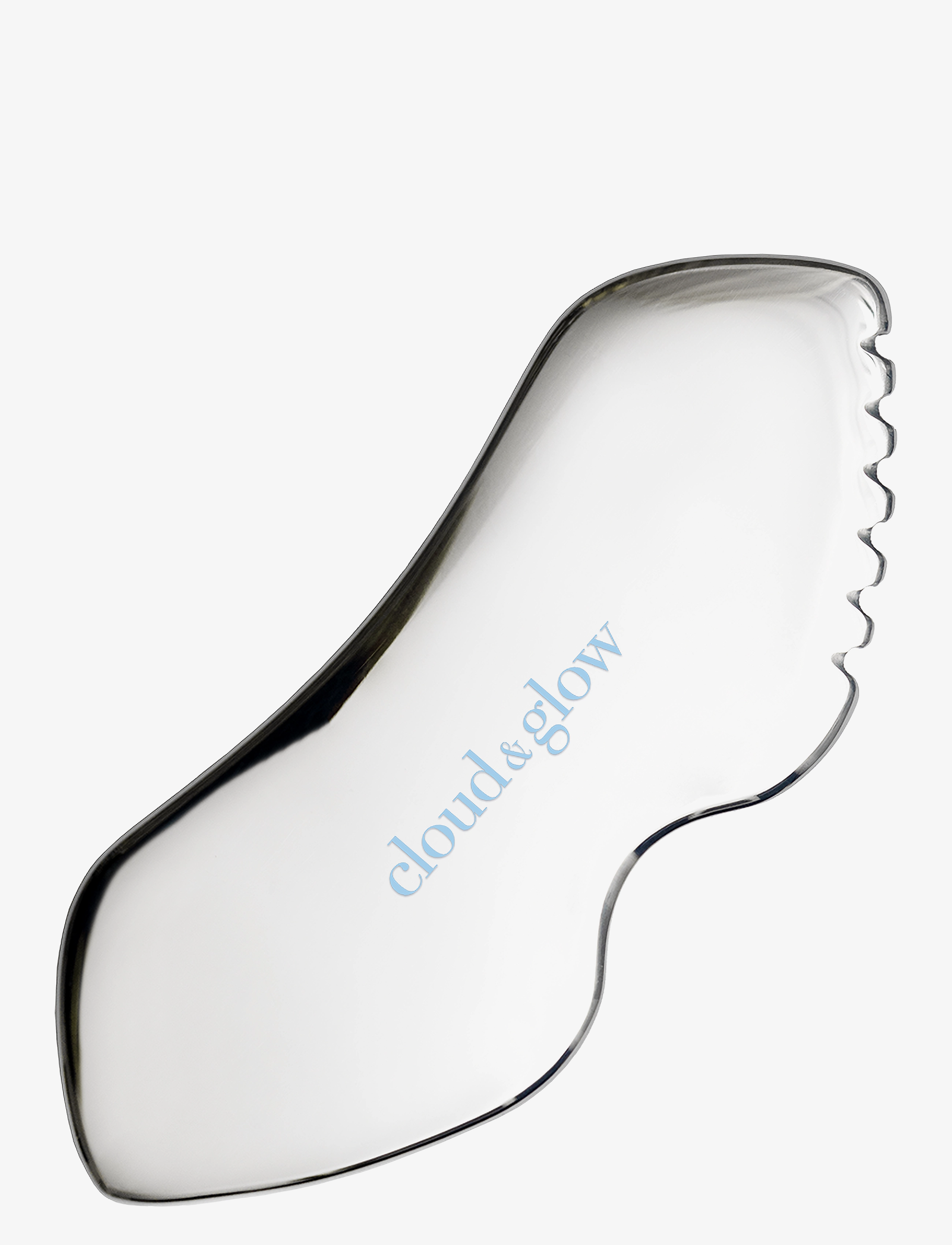 Cloud & Glow Stainless Steel Gua Sha, 100 g, Silver, Ansigt > Gua Sha Og Ansigtsruller, Dame