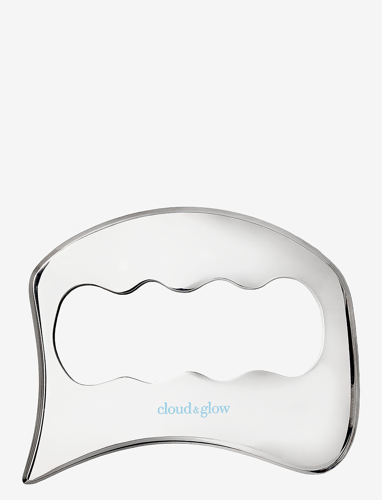 Cloud & Glow - Stainless Steel Body Gua Sha - gua sha & jade rollers - silver - 0