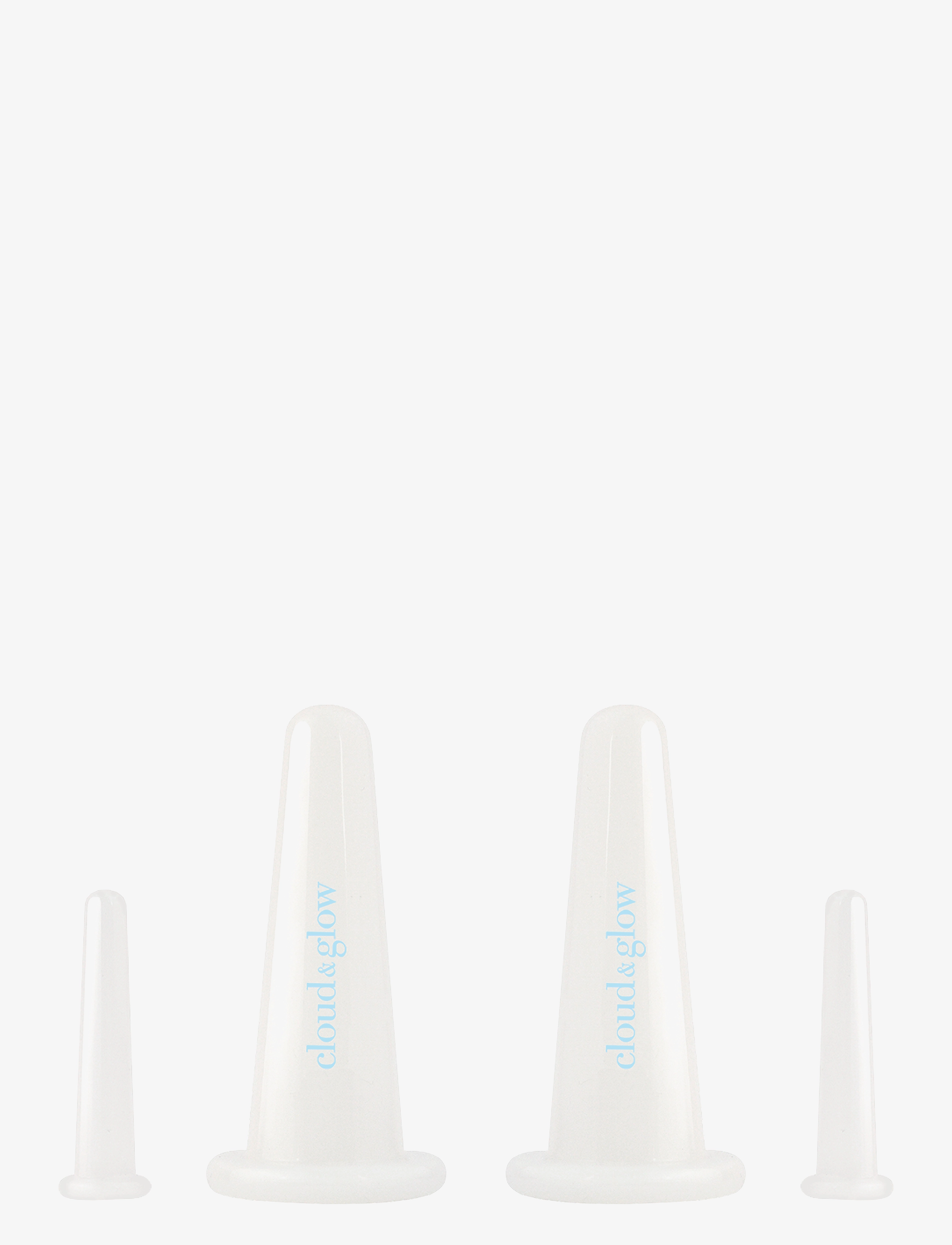 Cloud & Glow Cupping Set Face Mini - Hudvårdstillbehör - WHITE / white