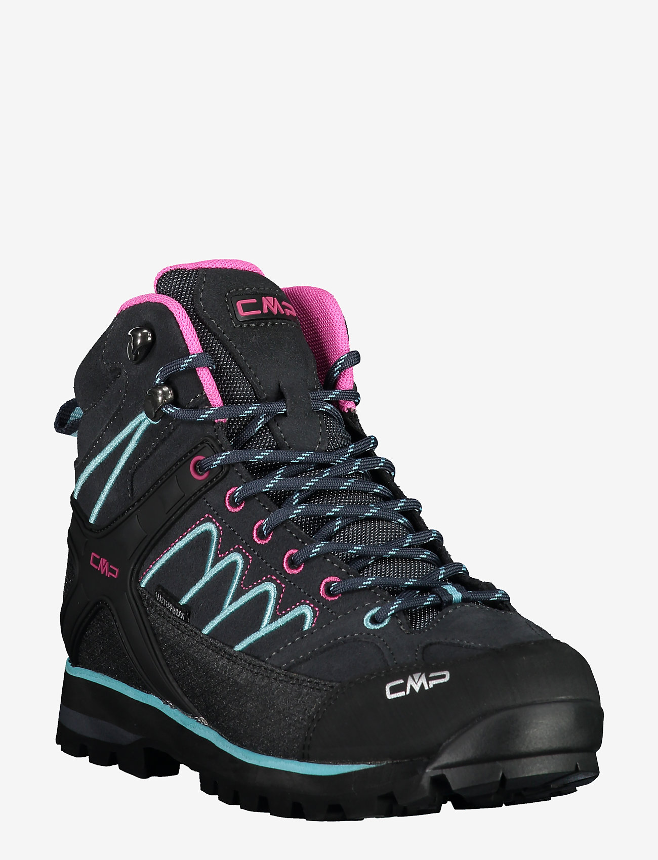 CMP - Moon WMN Mid Vibram Boot WP - hiking shoes - antracite-acqua - 0