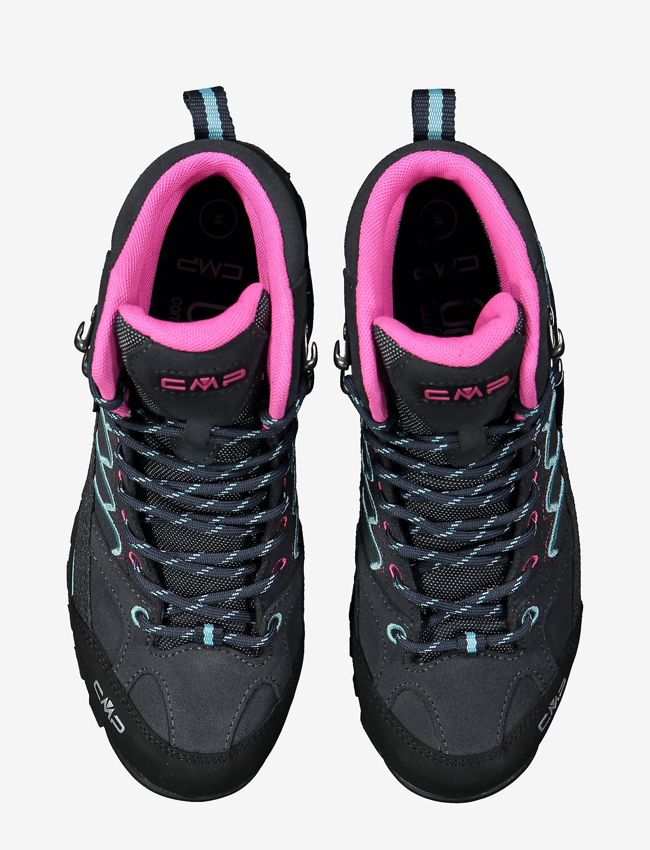 CMP - Moon WMN Mid Vibram Boot WP - hiking shoes - antracite-acqua - 5